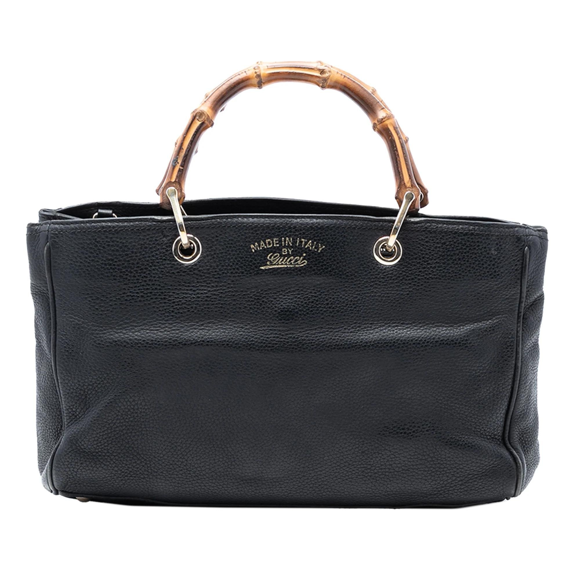 Bamboo pony-style calfskin satchel