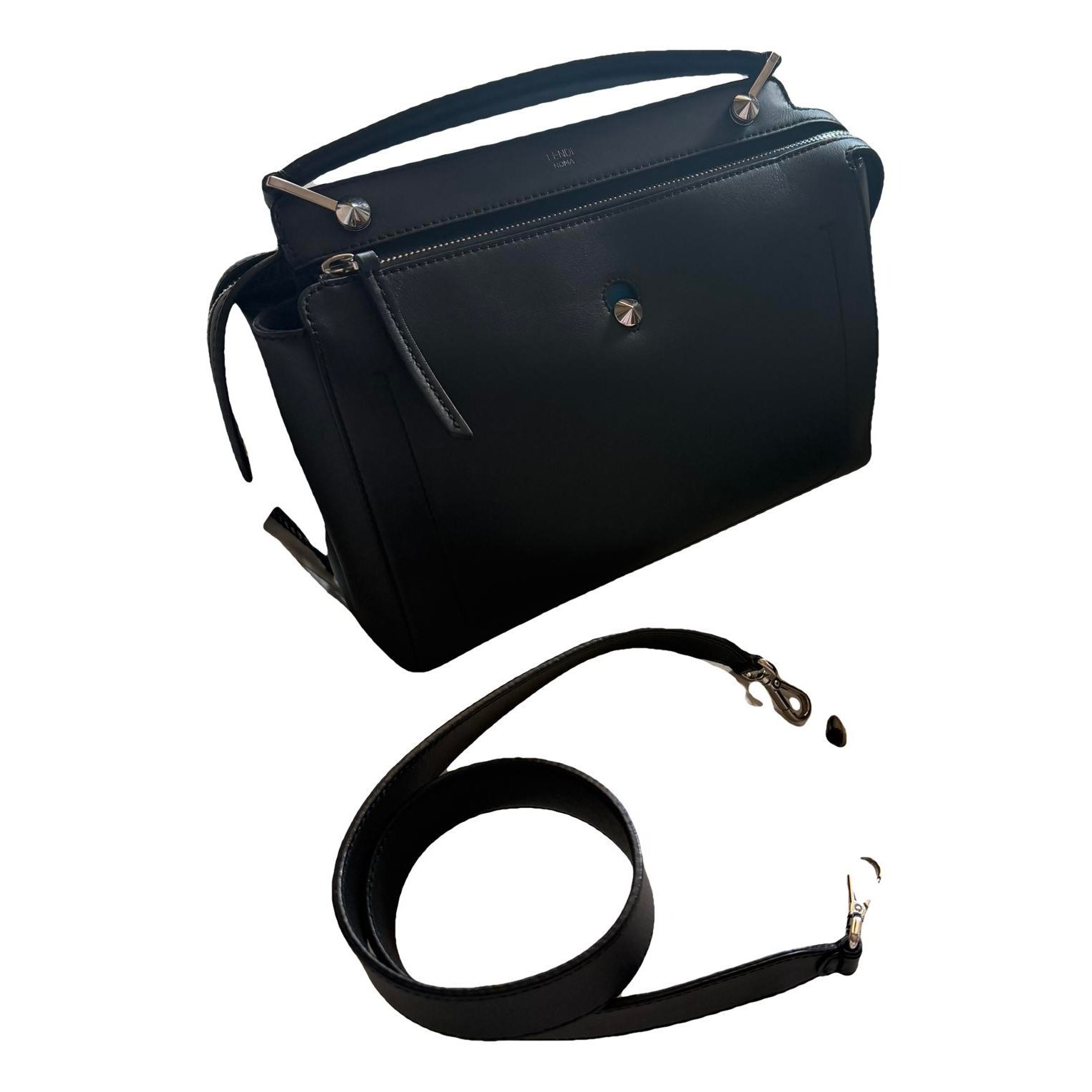 Dot Com leather handbag