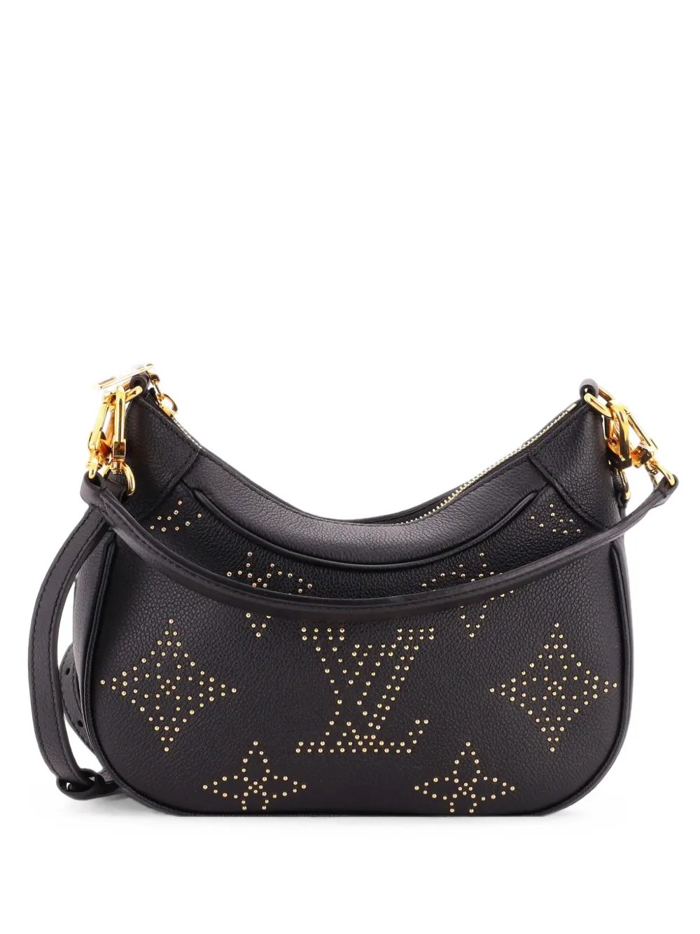 Bagatelle NM Handbag Studded Monogram Giant Leather shoulder bag