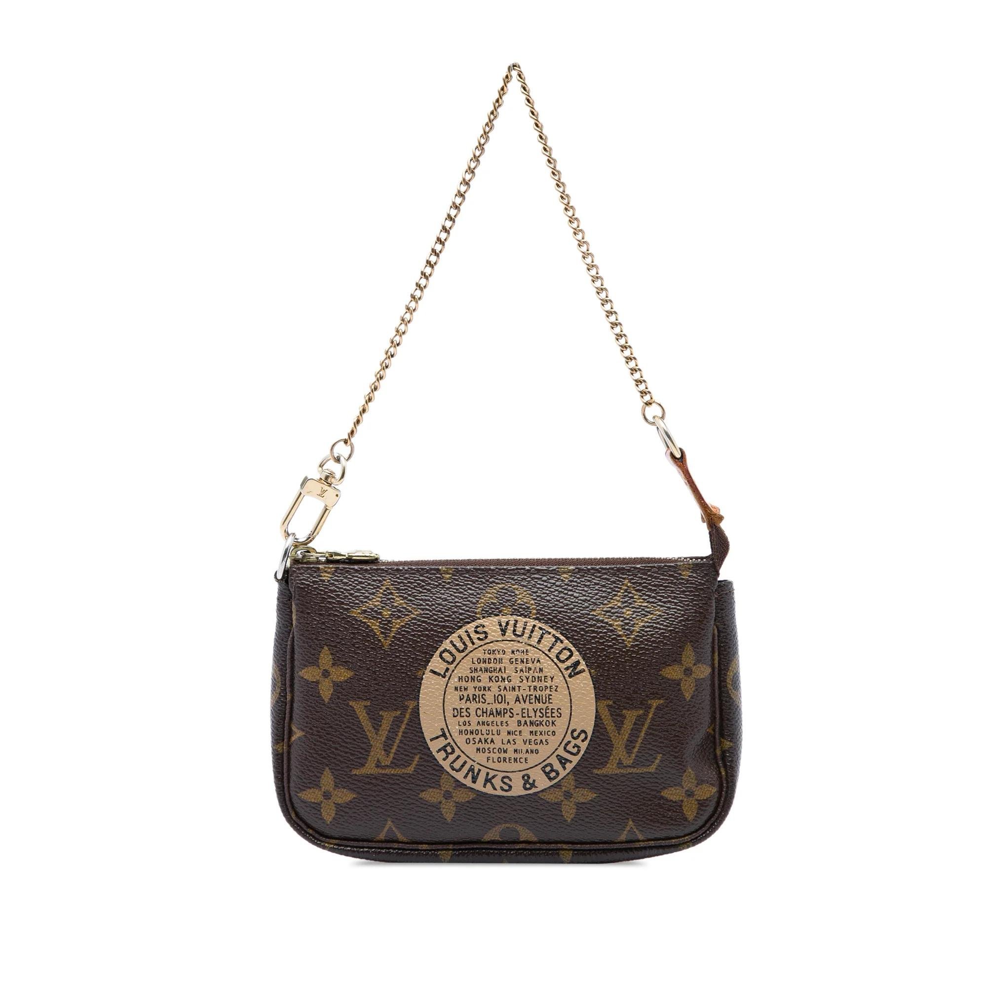Louis Vuitton Pochette Accessoire cloth handbag