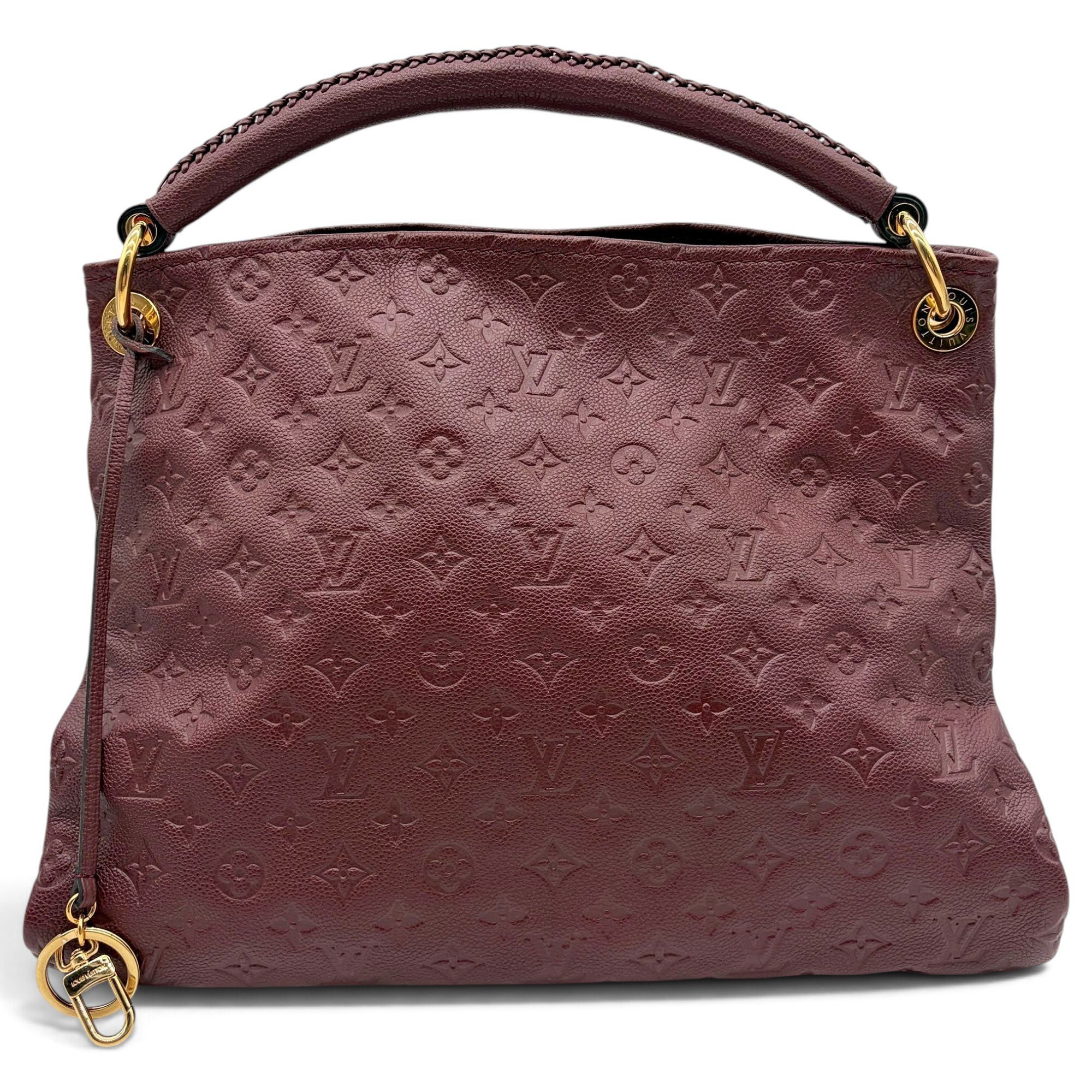 Artsy leather handbag