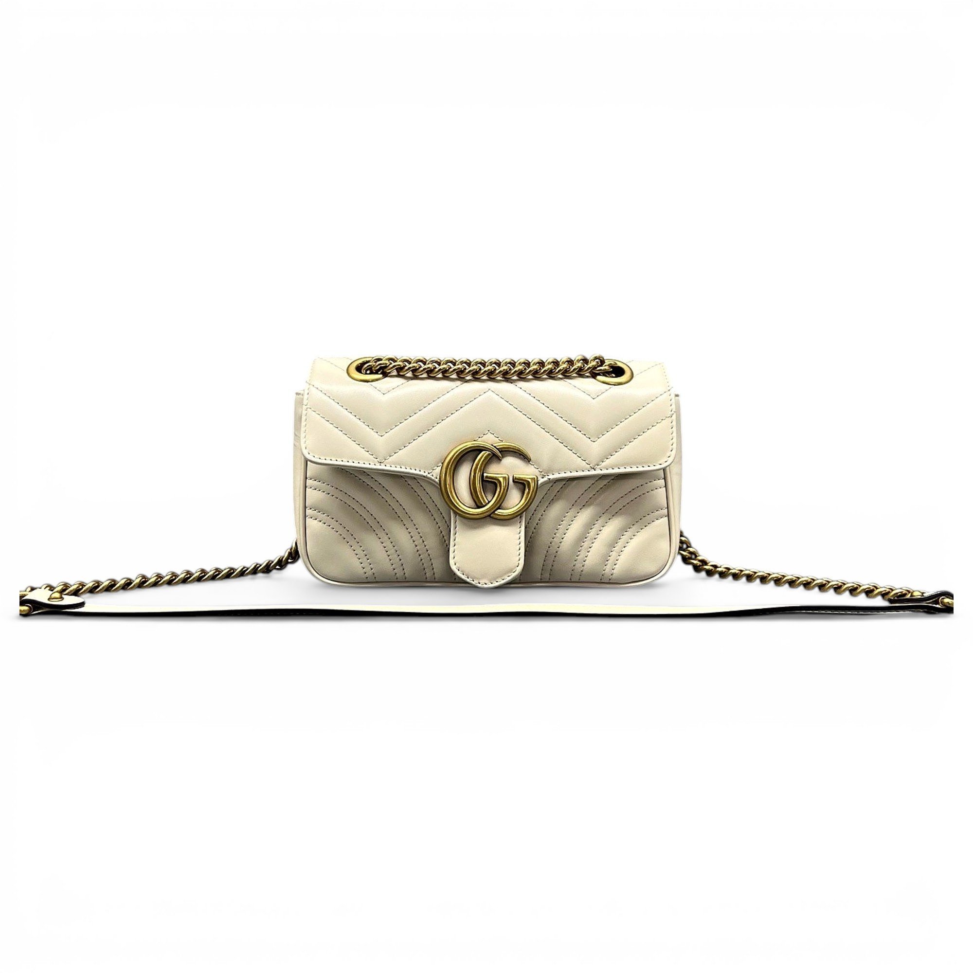 GG Marmont Flap leather handbag