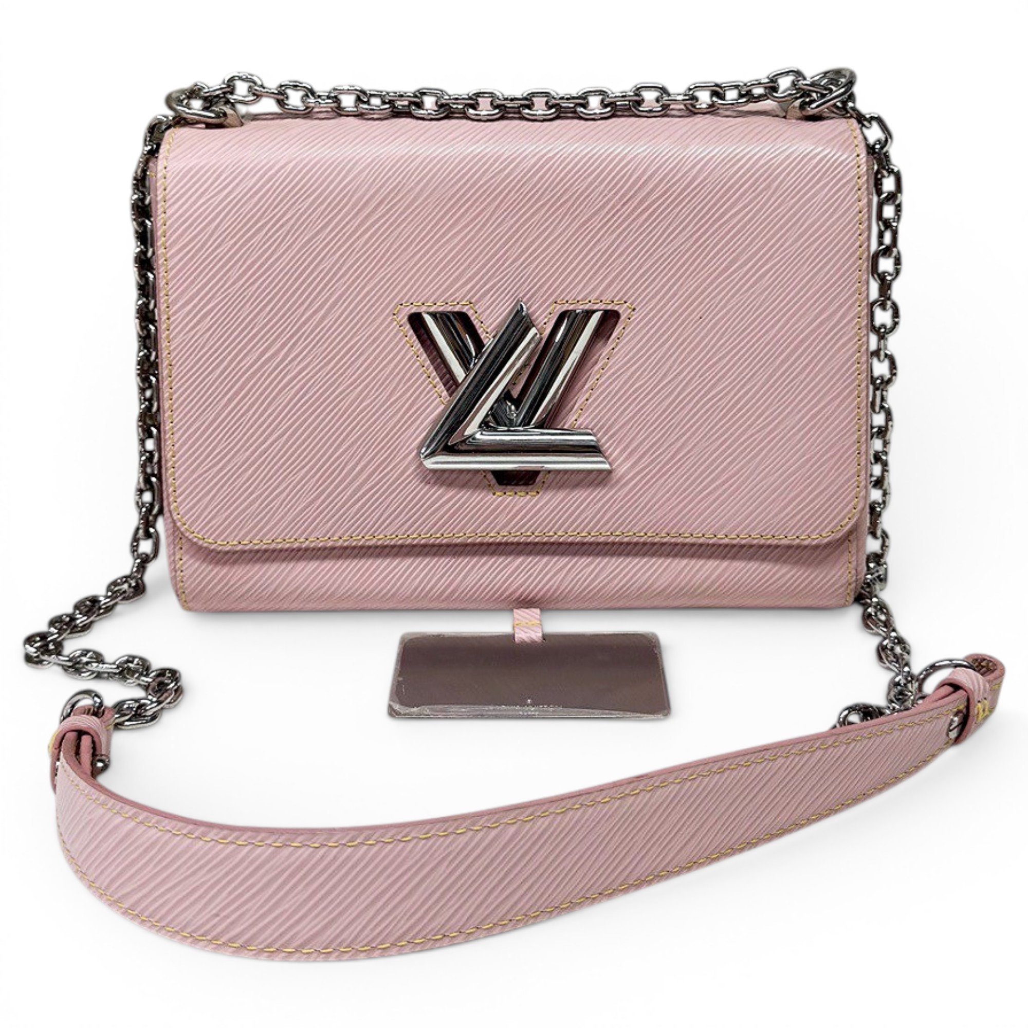 Twist leather crossbody bag