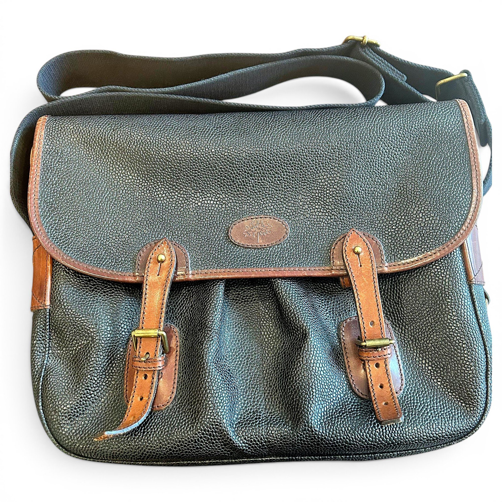 Heritage leather satchel