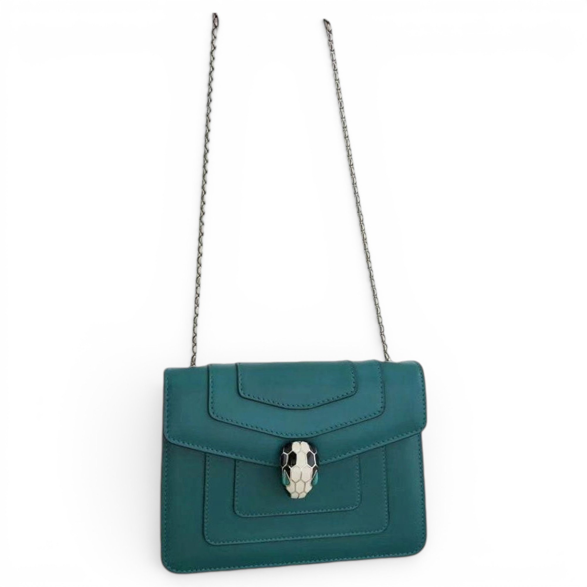 Serpenti leather crossbody bag