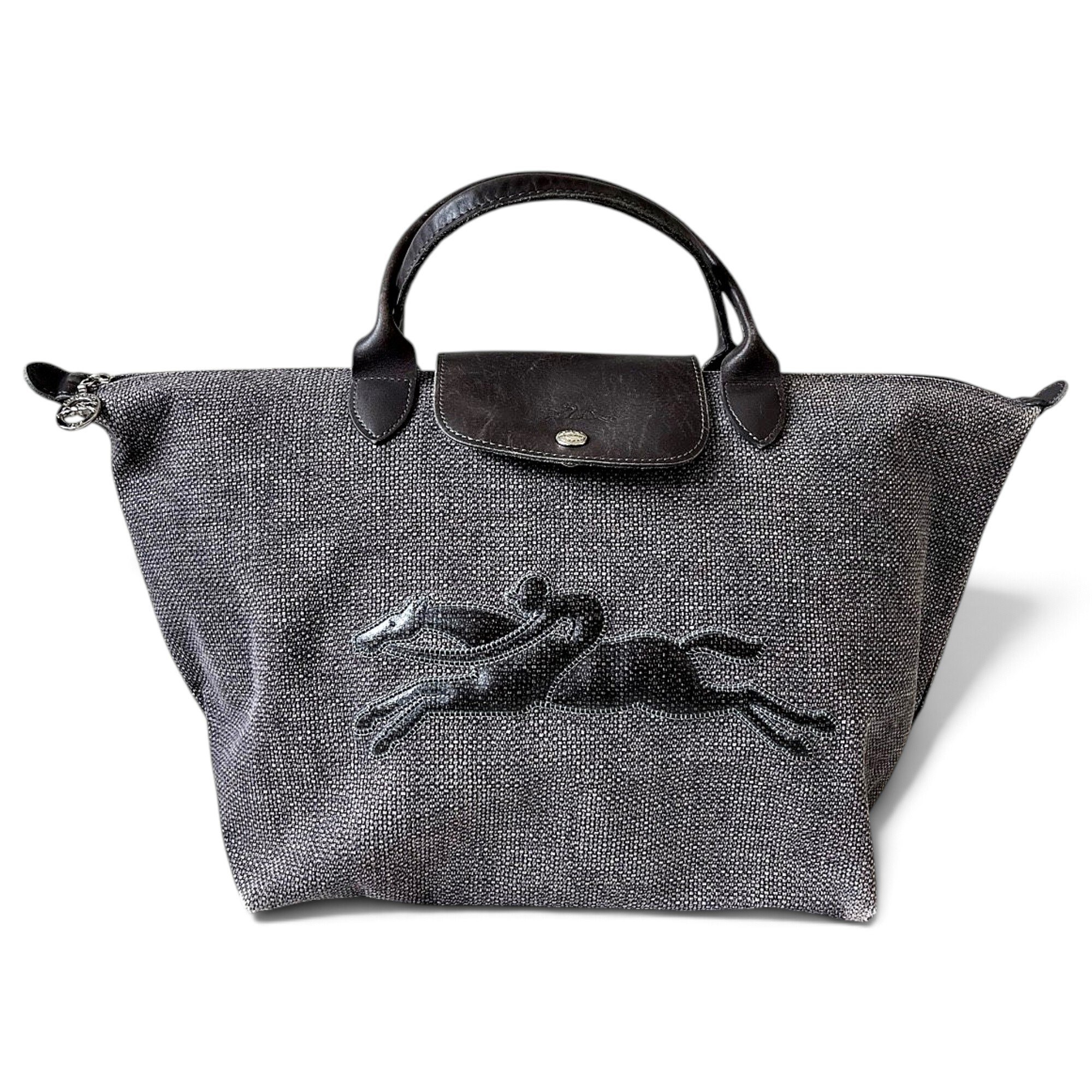 Pliage tweed tote