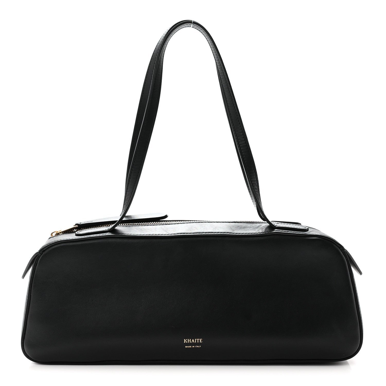 Khaite Calfskin Simona Shoulder Bag Black