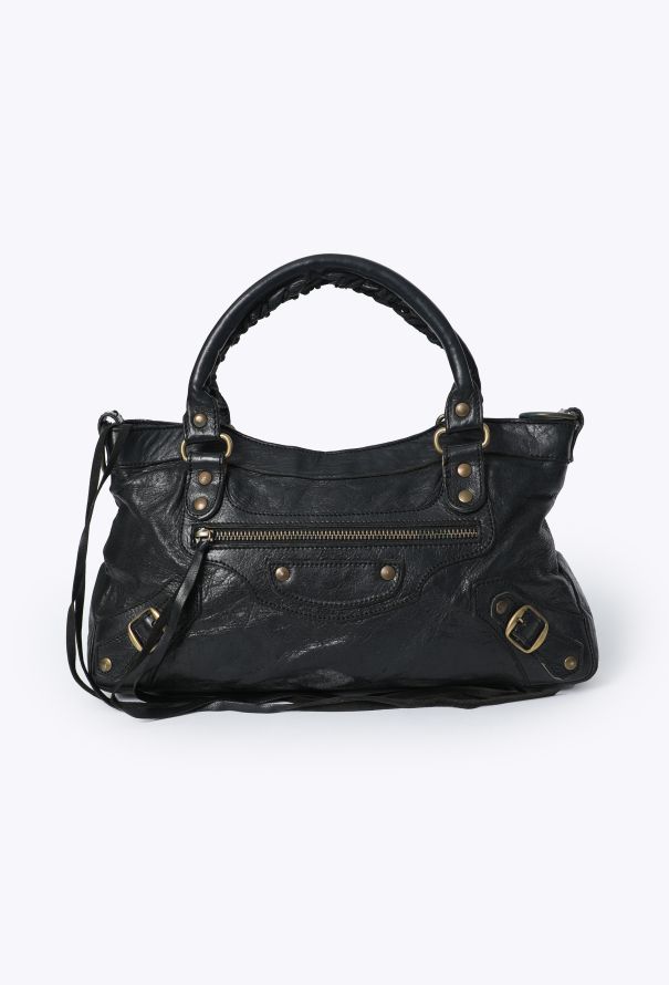 Balenciaga Original 2001 Le Dix City Motorcycle Bag