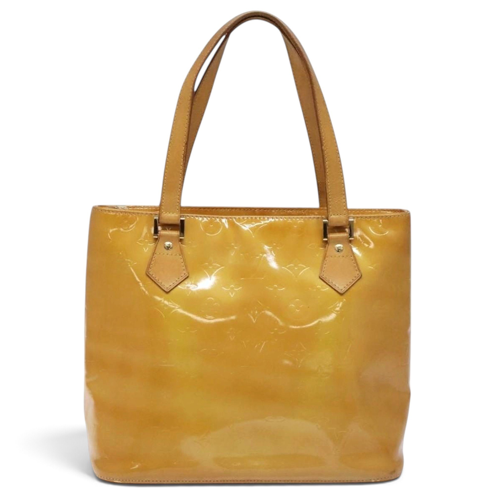 Houston patent leather handbag