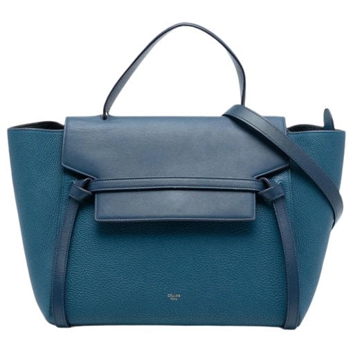 Belt leather satchel