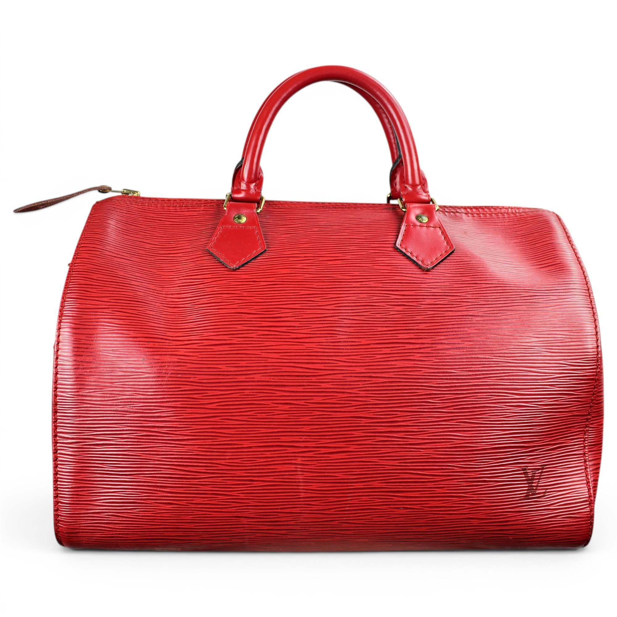 Speedy leather handbag