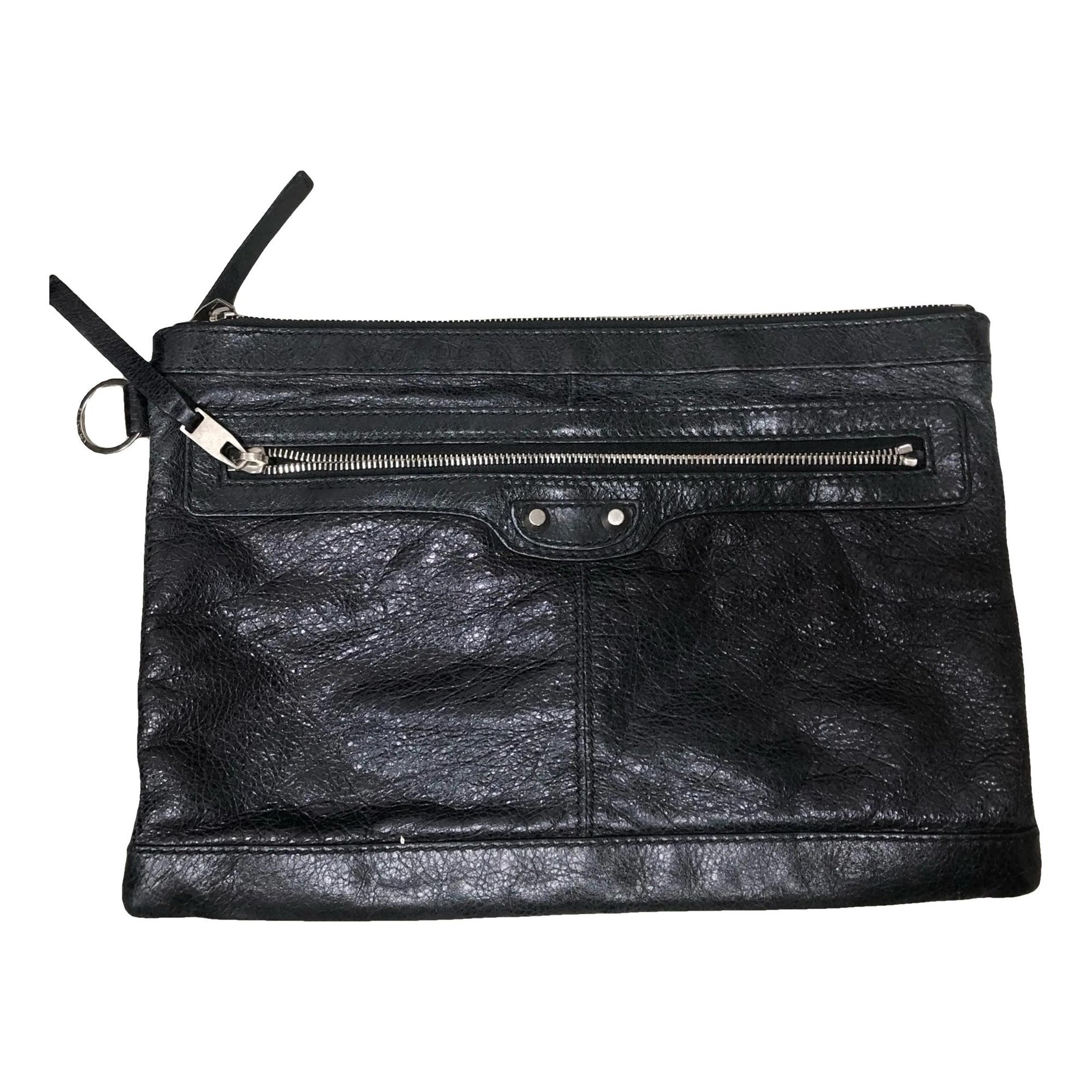 City Clip leather clutch bag