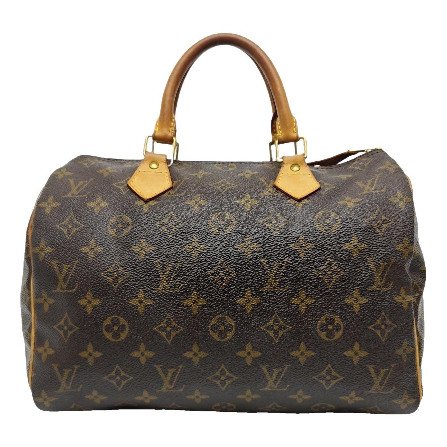 Nano Speedy / Mini HL leather handbag