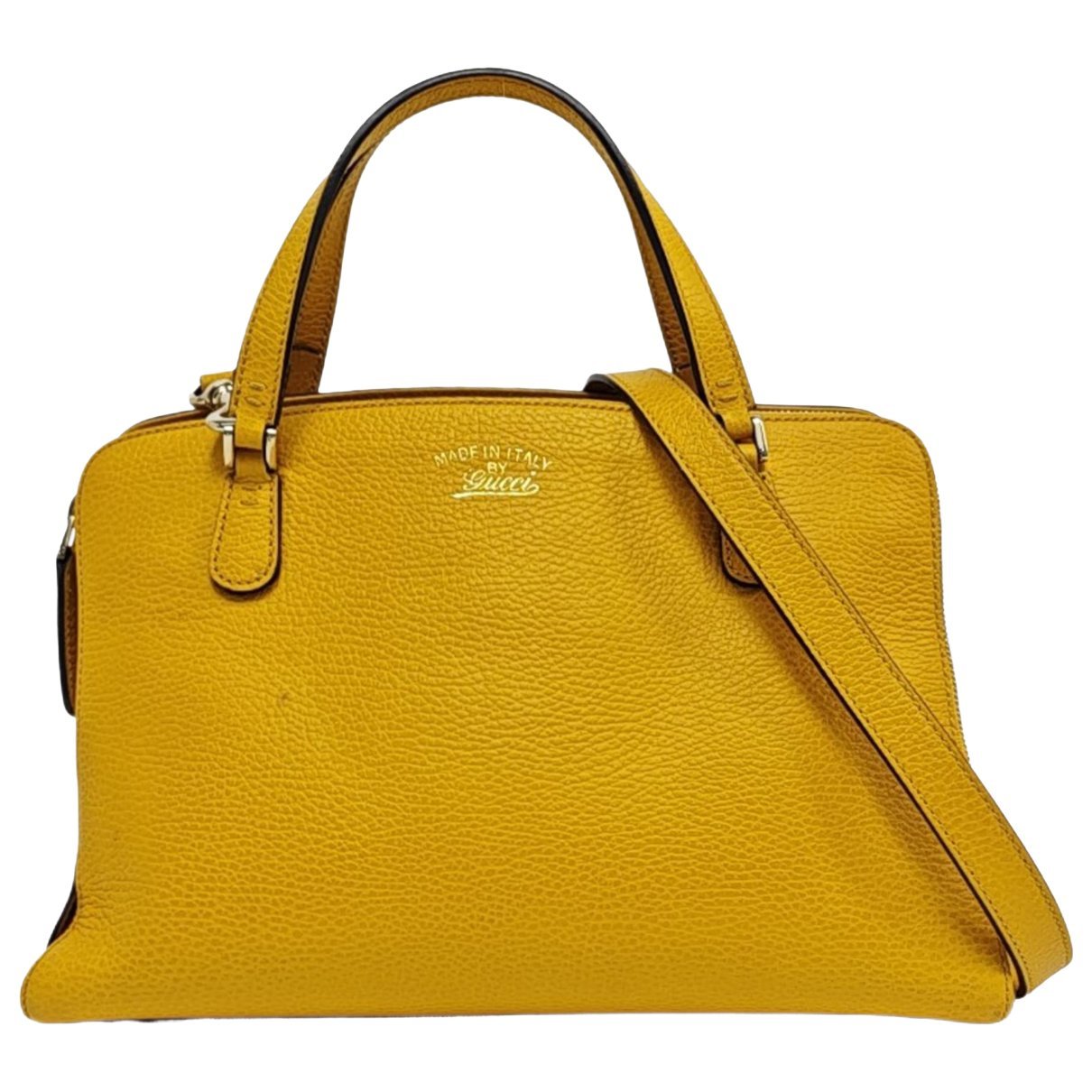Leather tote