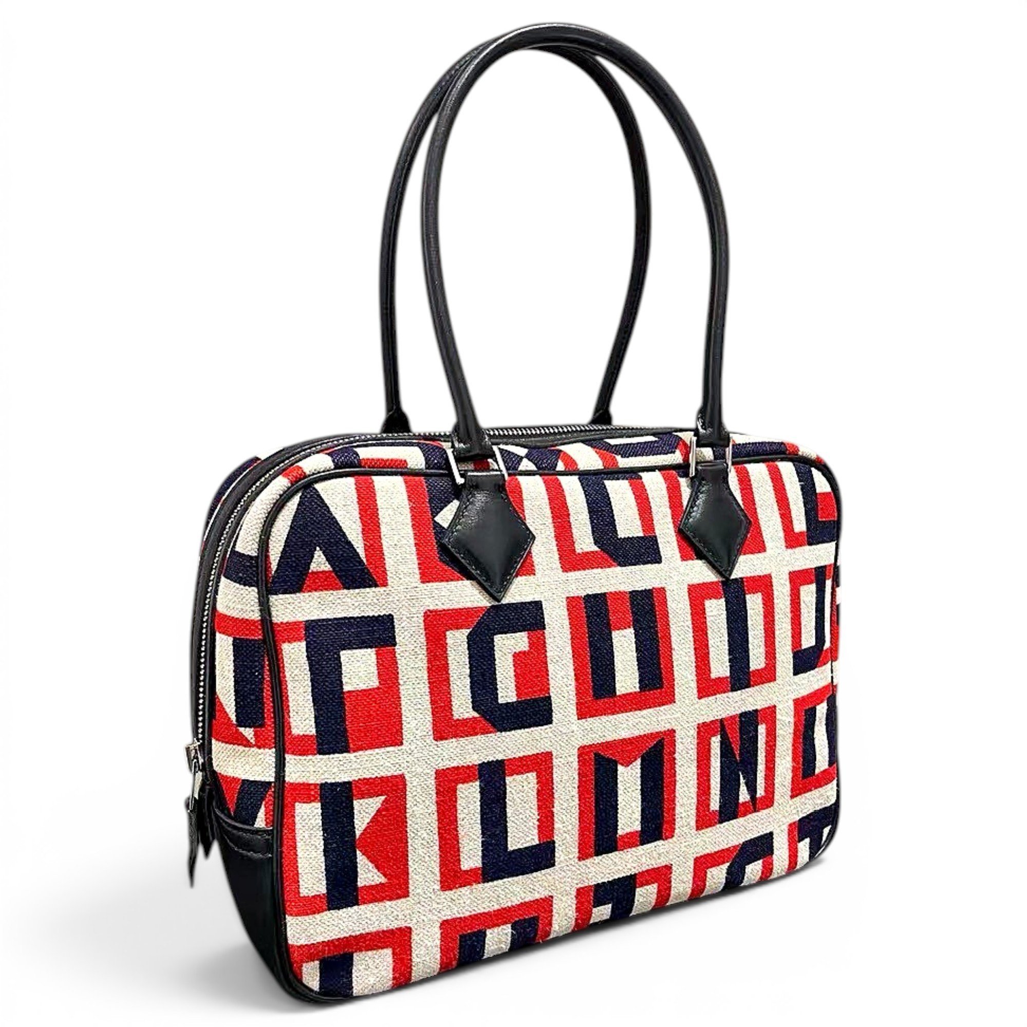 Plume cloth handbag