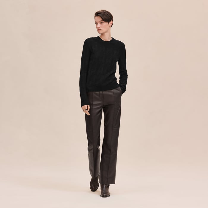 Noir "H" Long-sleeve Sweater