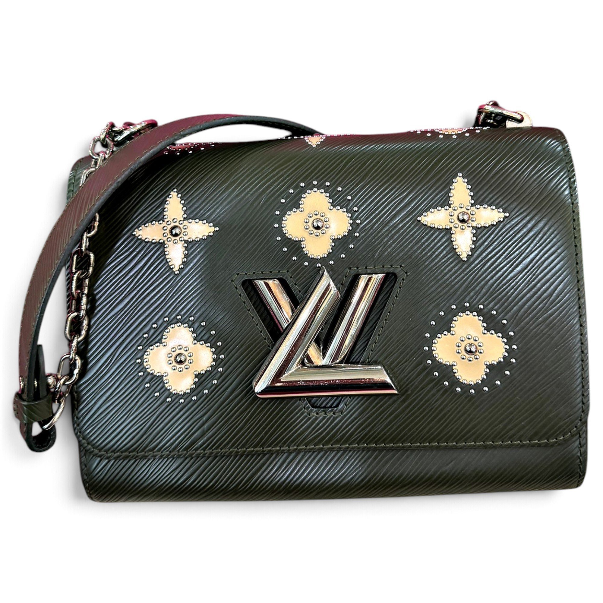 Twist Chain leather handbag