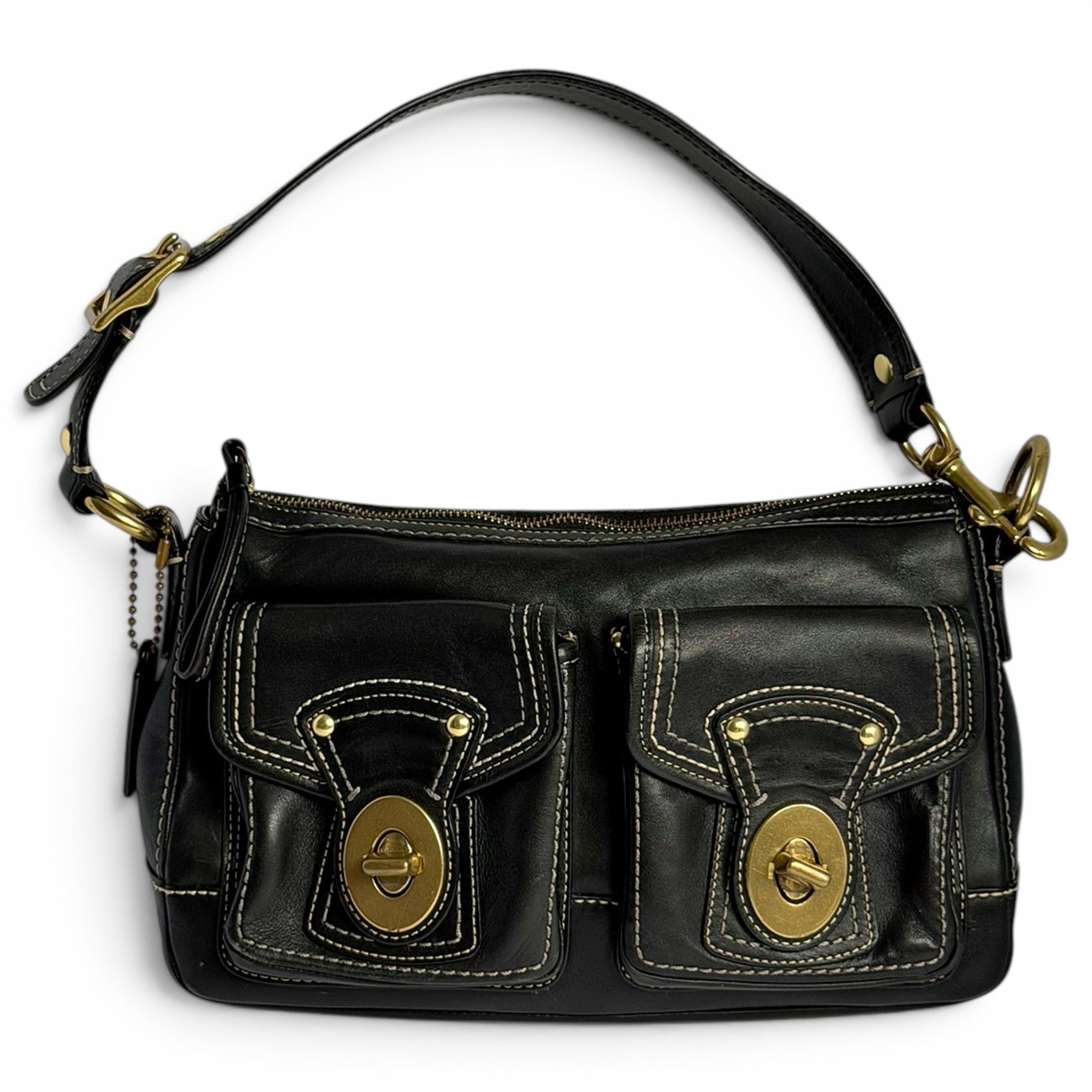 Leather handbag