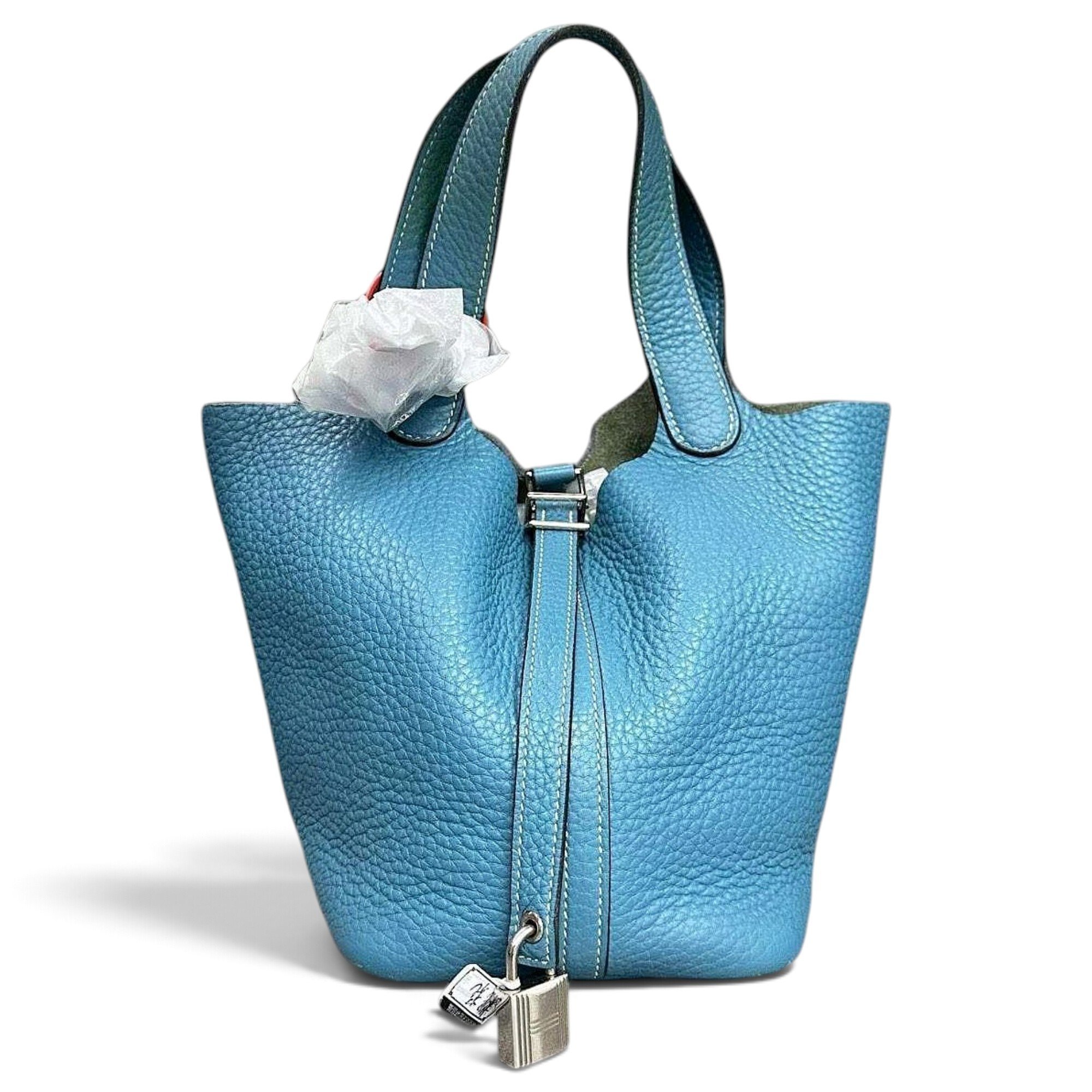 Picotin leather handbag