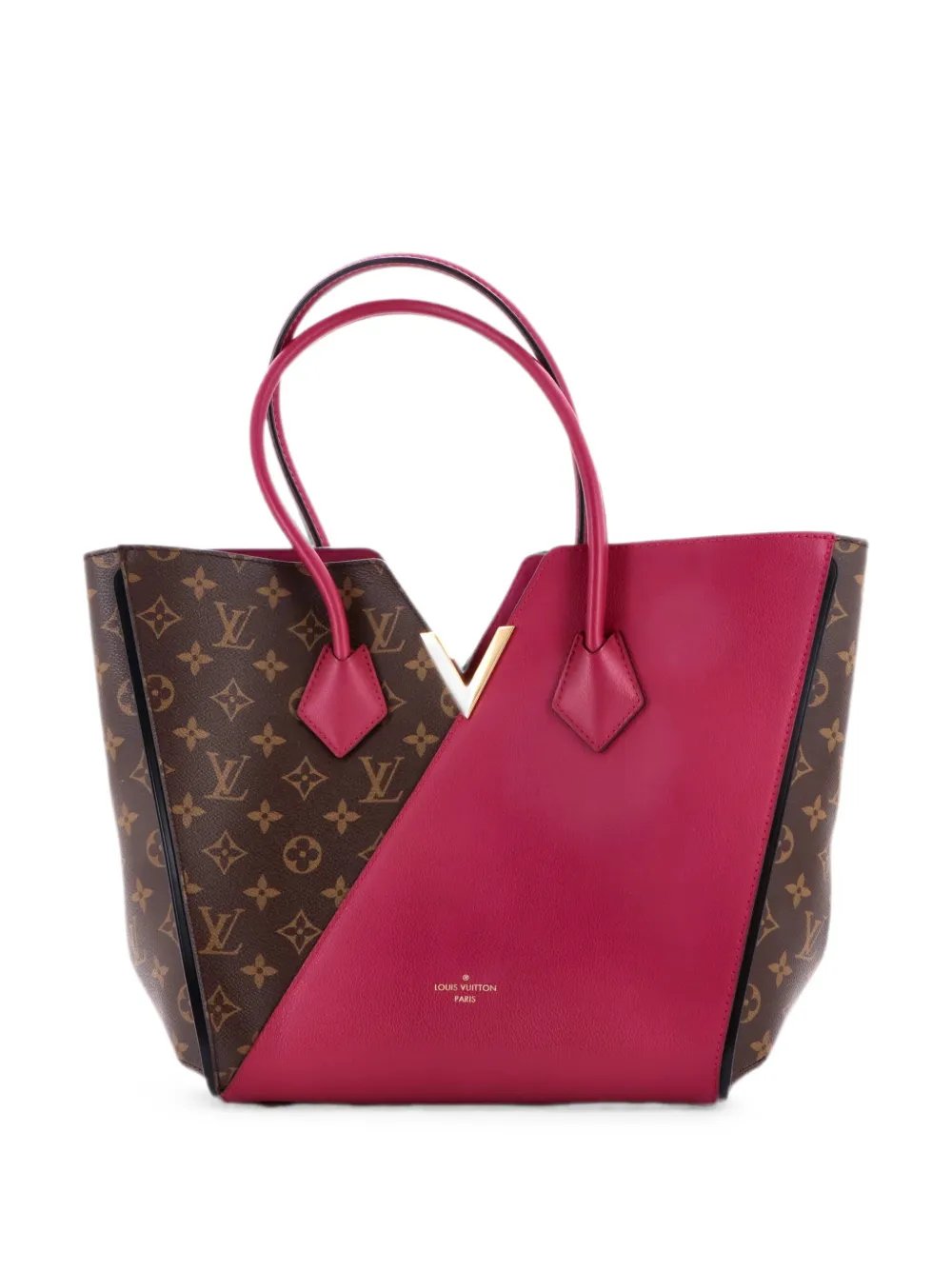 Kimono Handbag Monogram Canvas and Leather MM tote bag