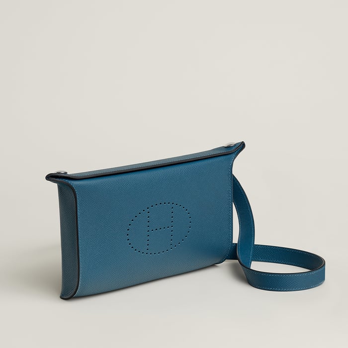 Deep Blue Hermès Videpoches Bag