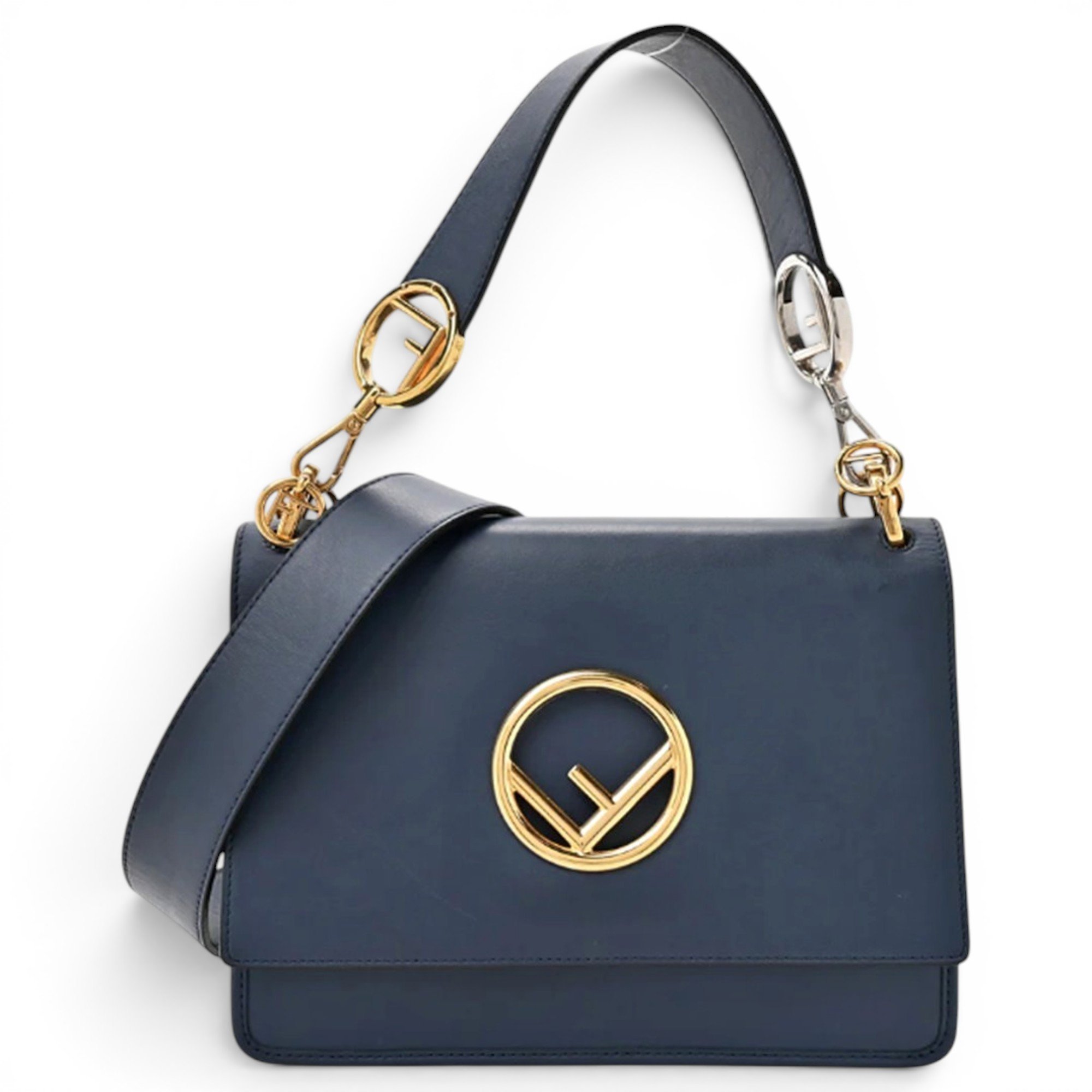 Kan I Logo leather handbag