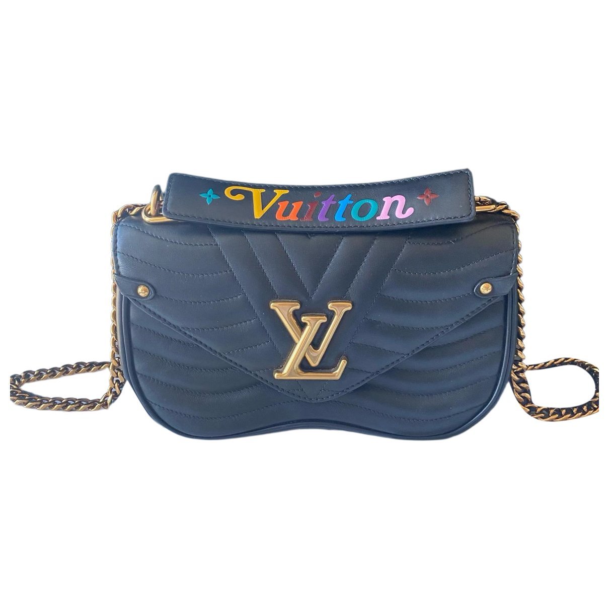 New Wave leather handbag