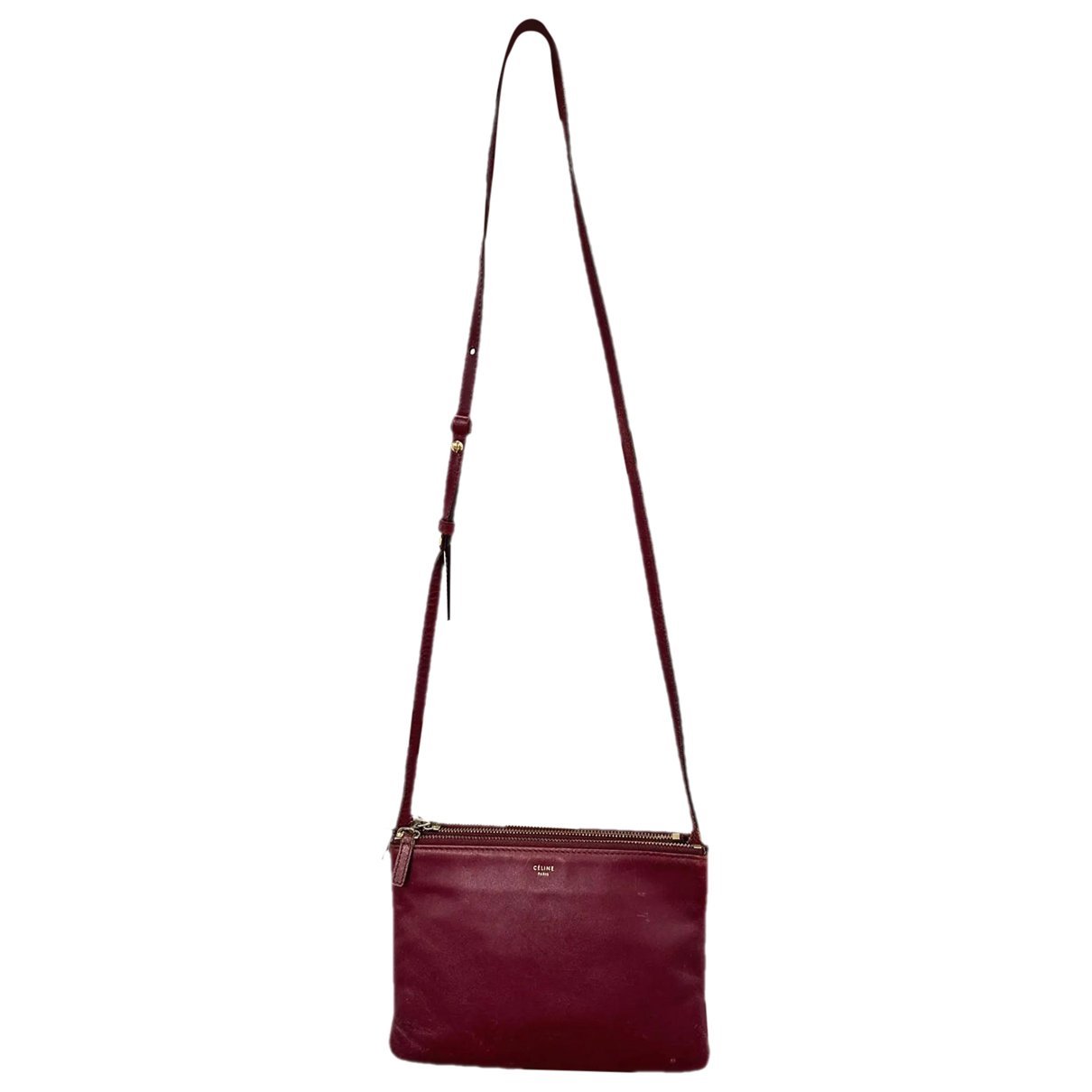 Trio leather crossbody bag