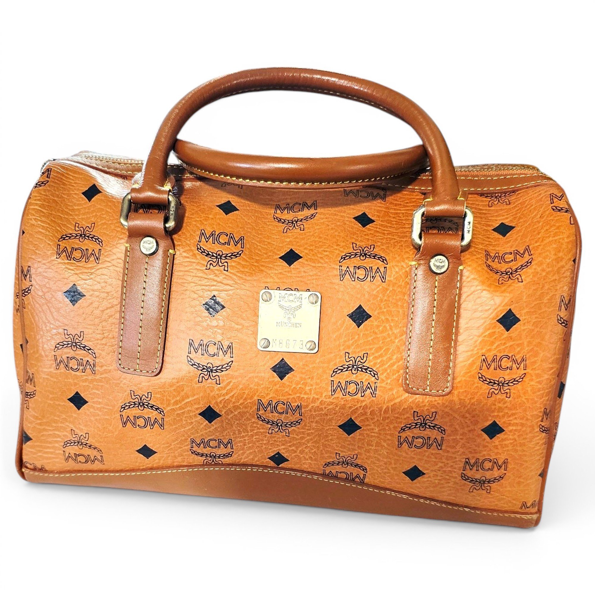 MCM Boston leather 24h bag