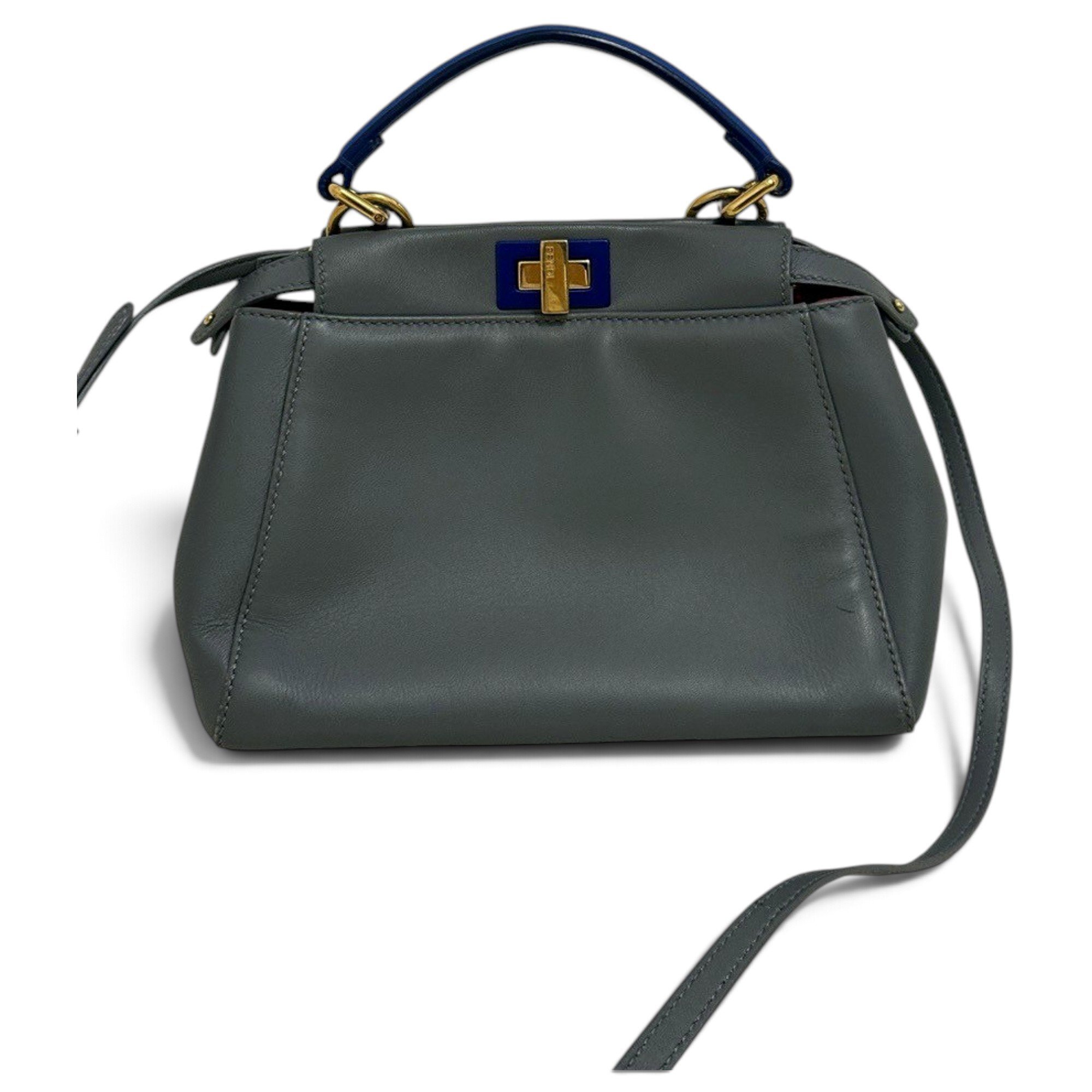 Peekaboo leather handbag