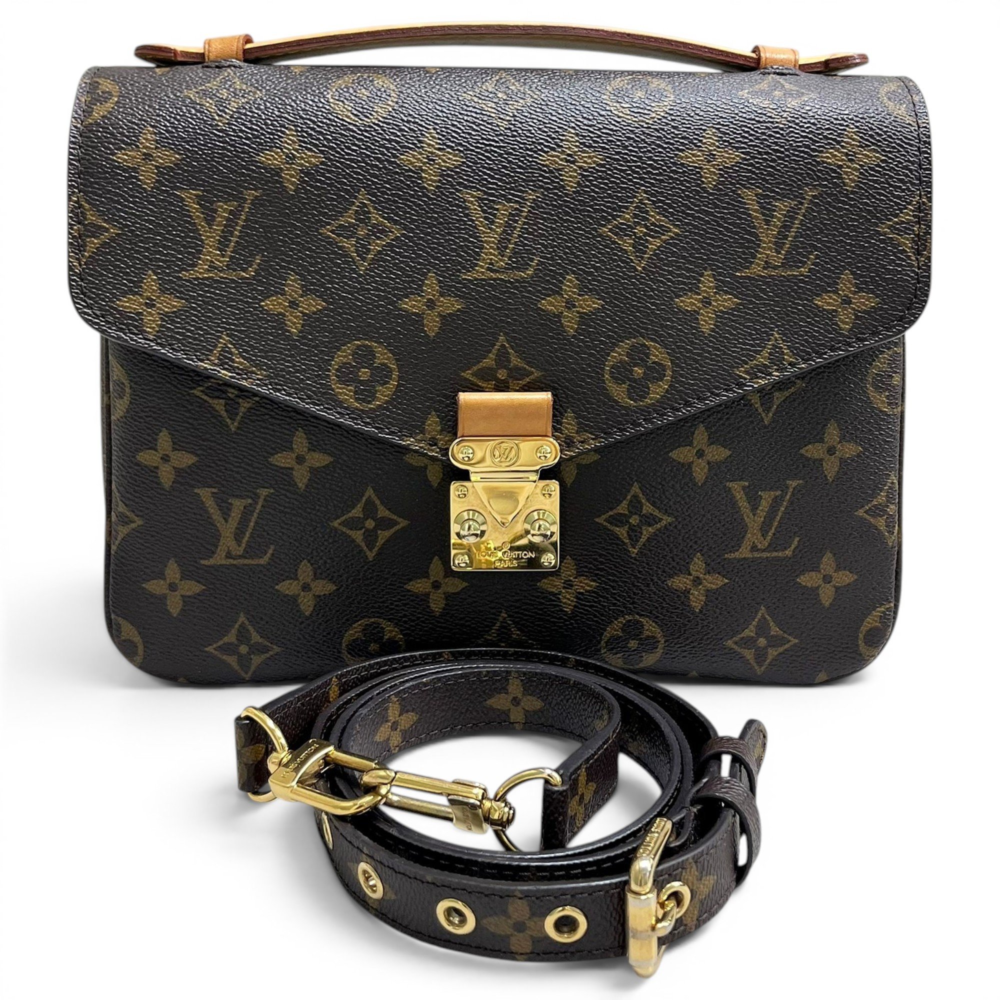 Metis leather handbag