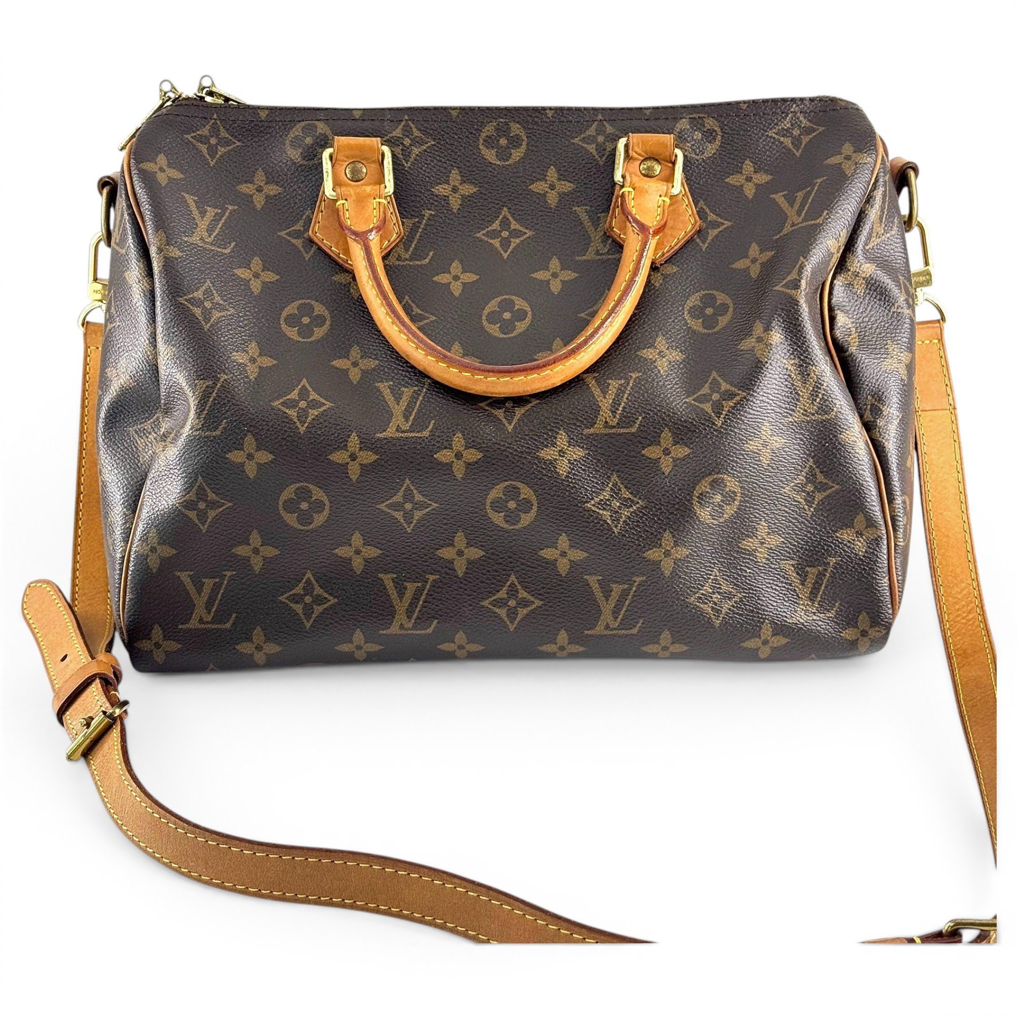 Speedy leather handbag