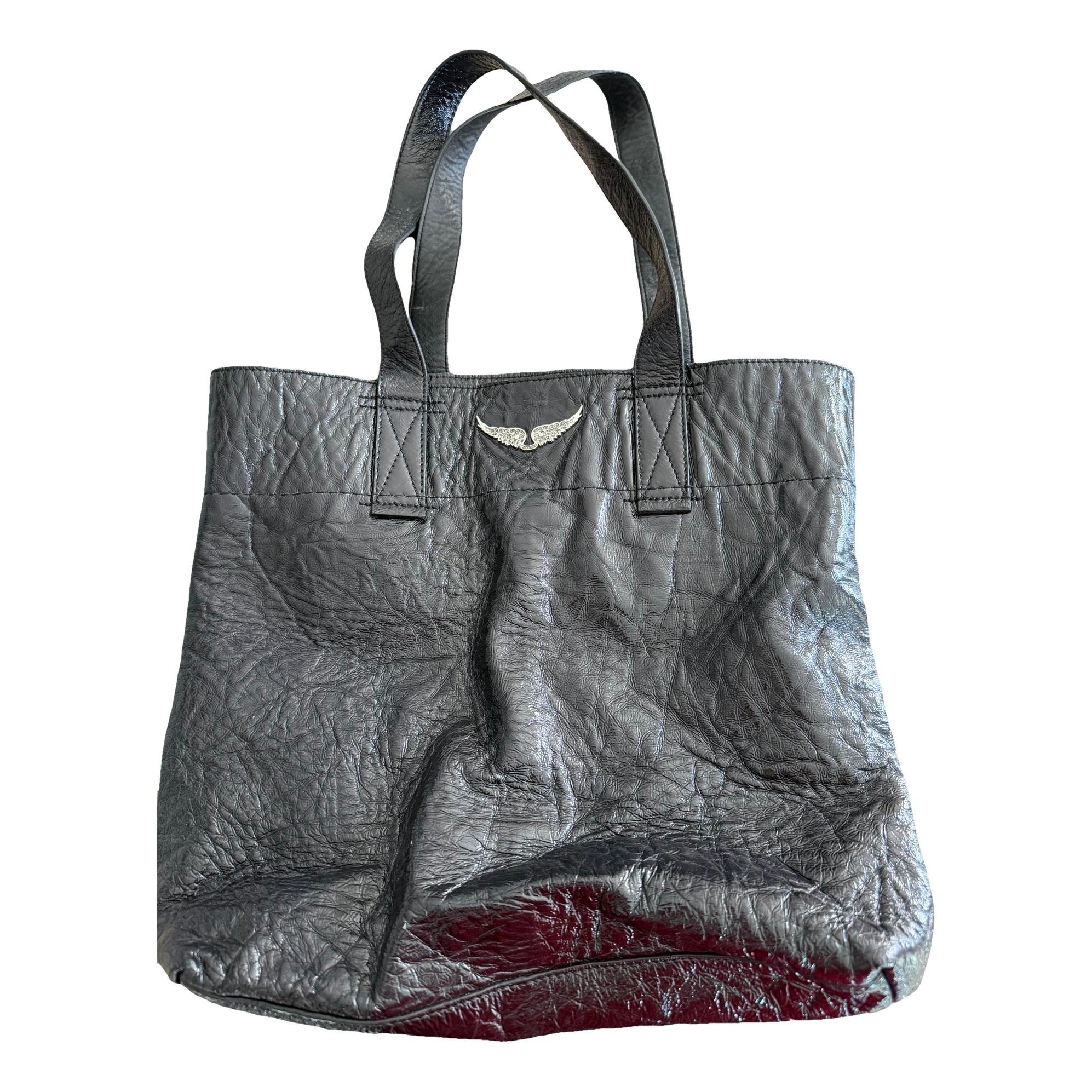 Leather tote