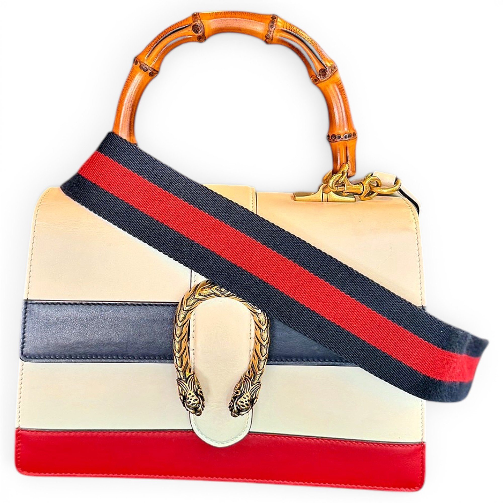 Dionysus Bamboo leather handbag