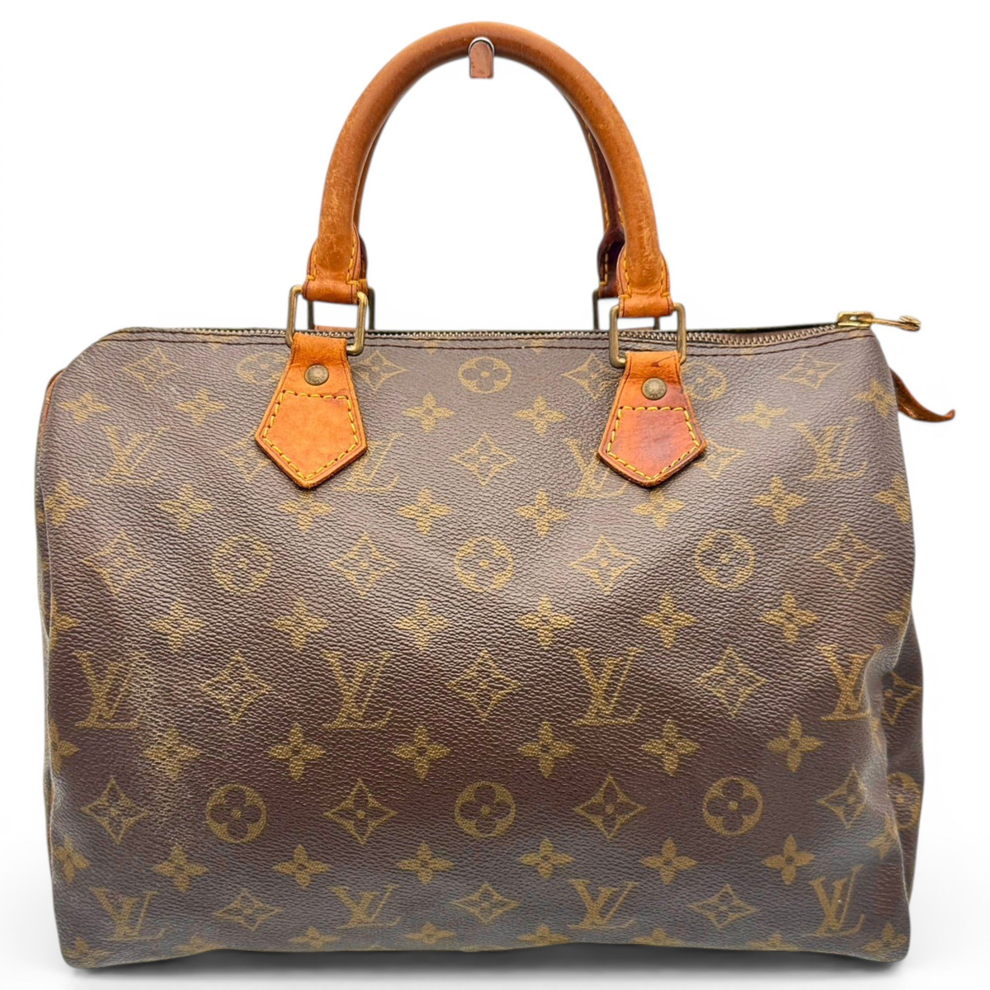 Speedy leather handbag