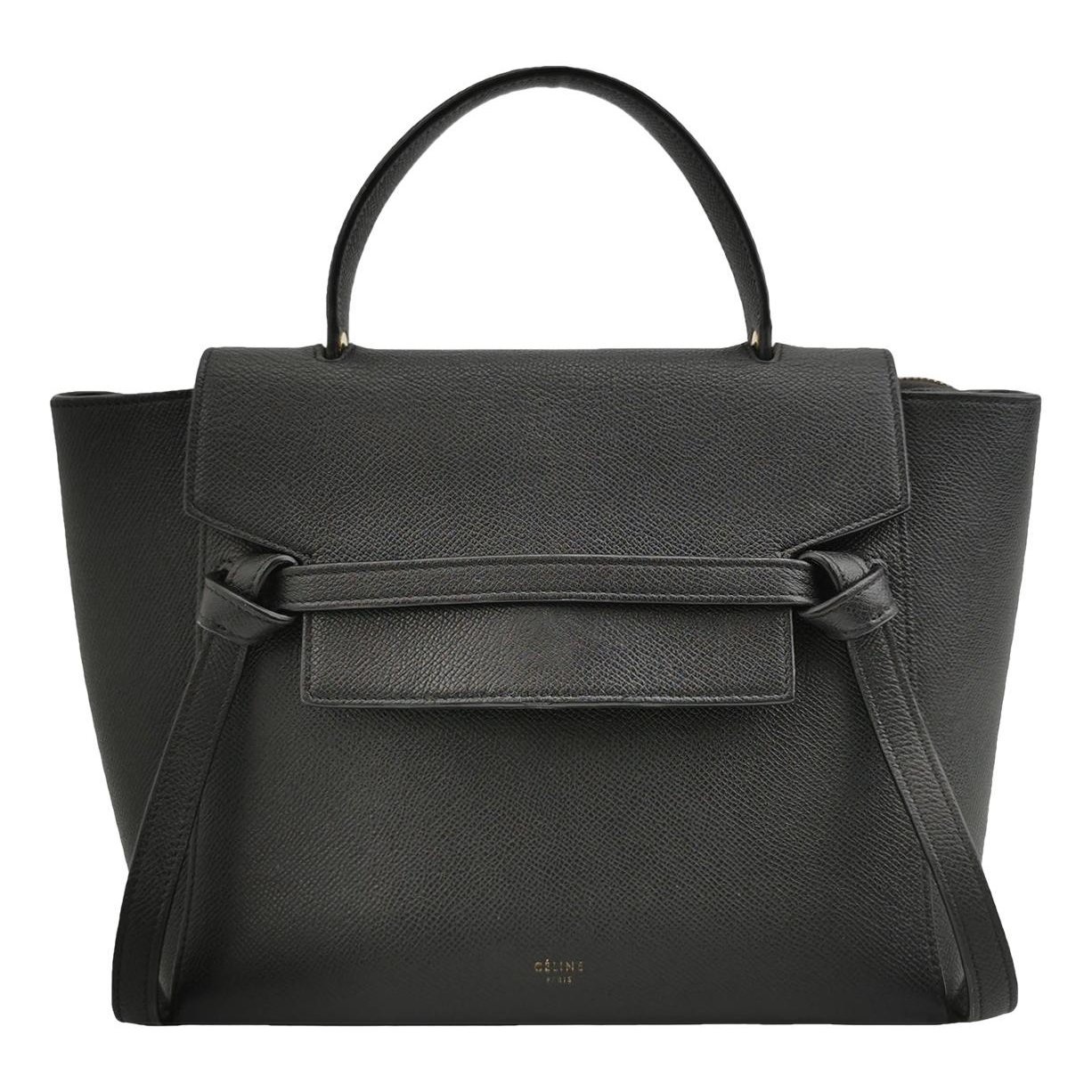Belt leather handbag