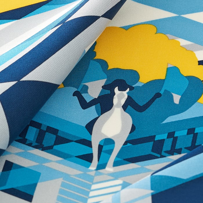 Faubourg En Perspective Pocket Square 45