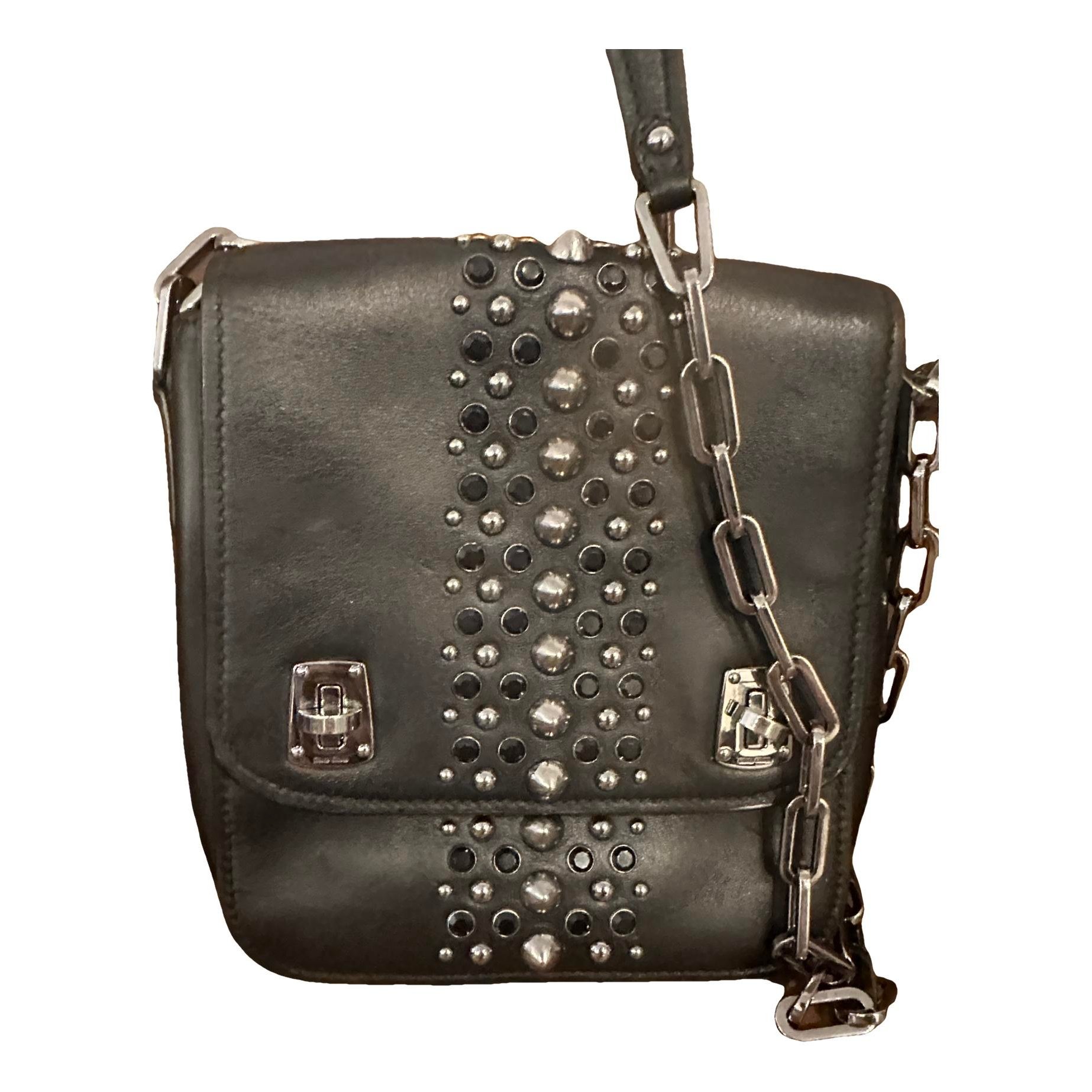 Leather crossbody bag