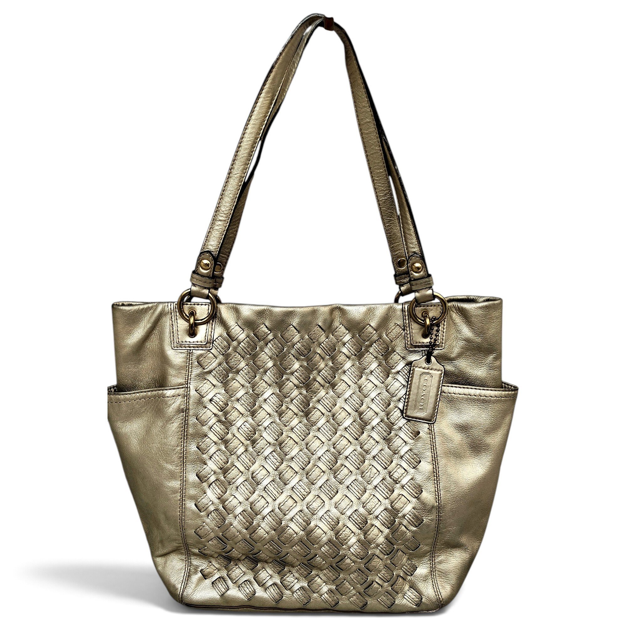 Leather tote