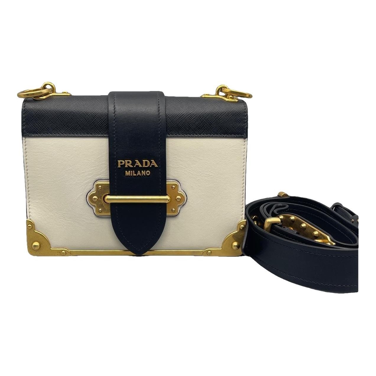 Cahier leather handbag
