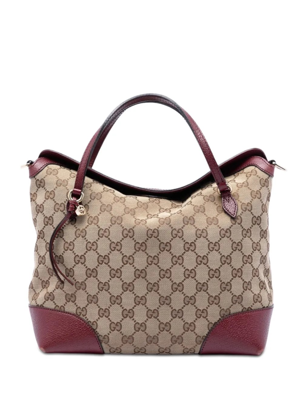 2016-2026 Medium GG Canvas Bree Fold Over Tote satchel