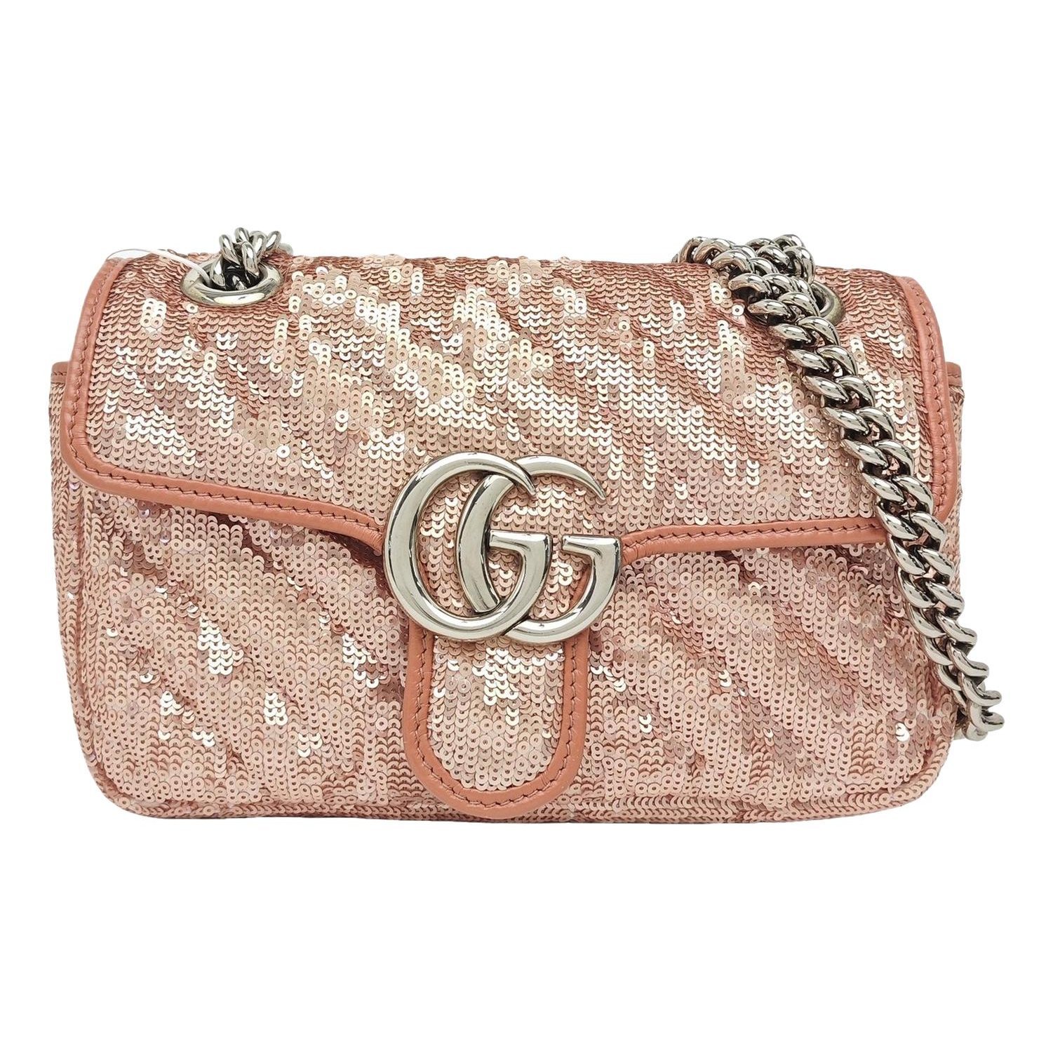 GG Marmont glitter handbag