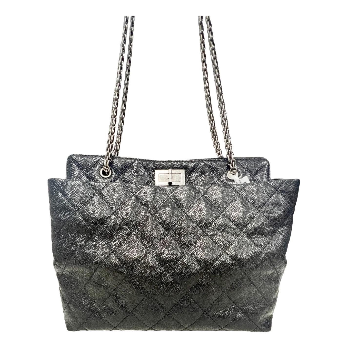 Leather tote