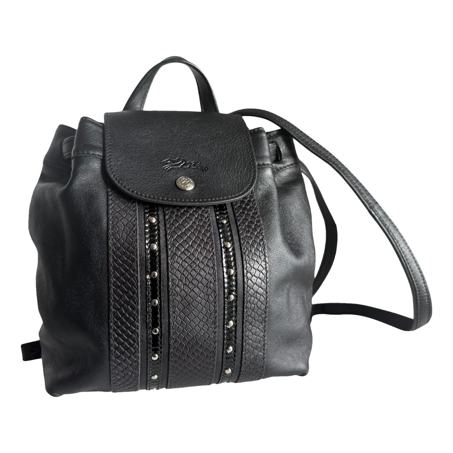 Leather backpack