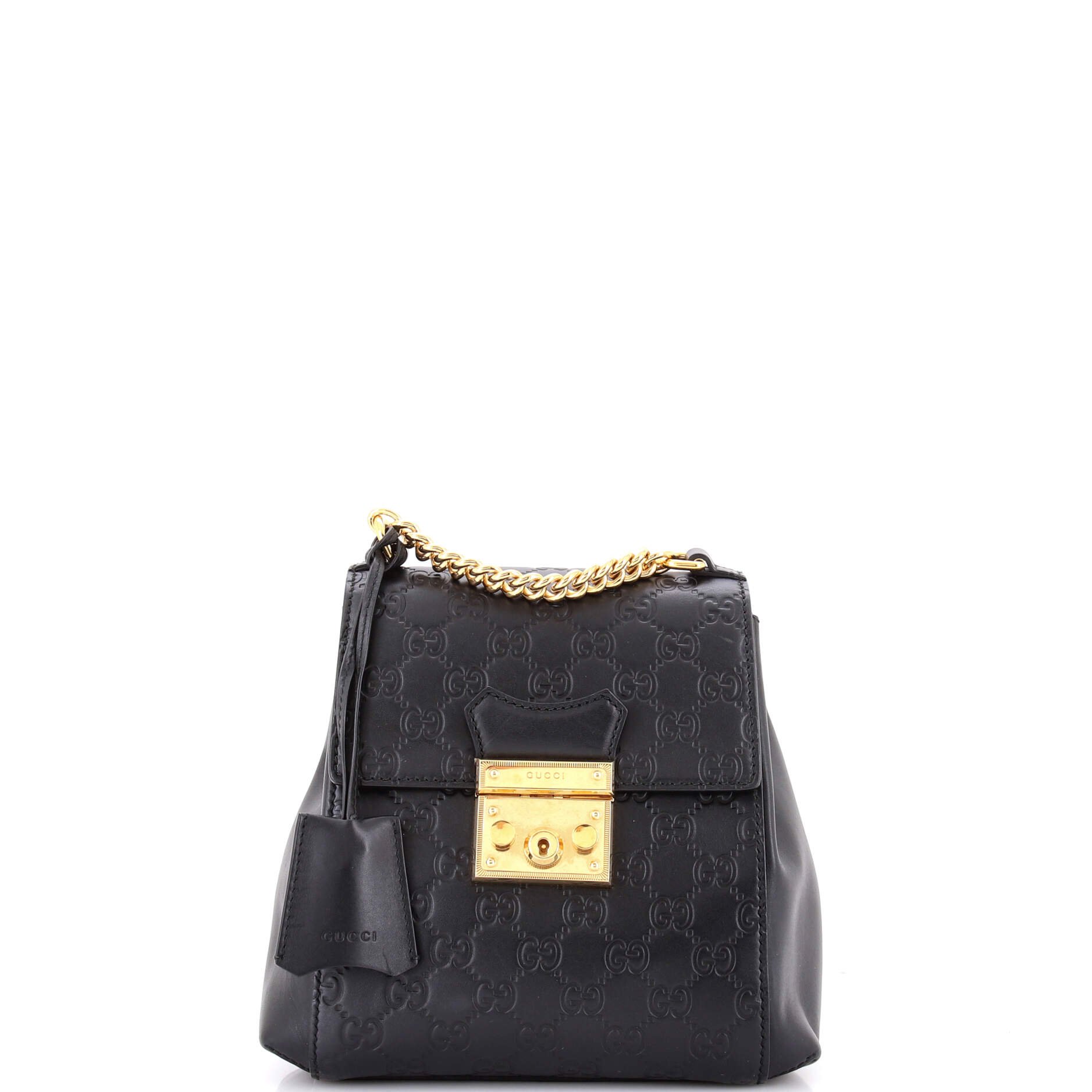 Padlock Backpack Guccissima Leather Mini