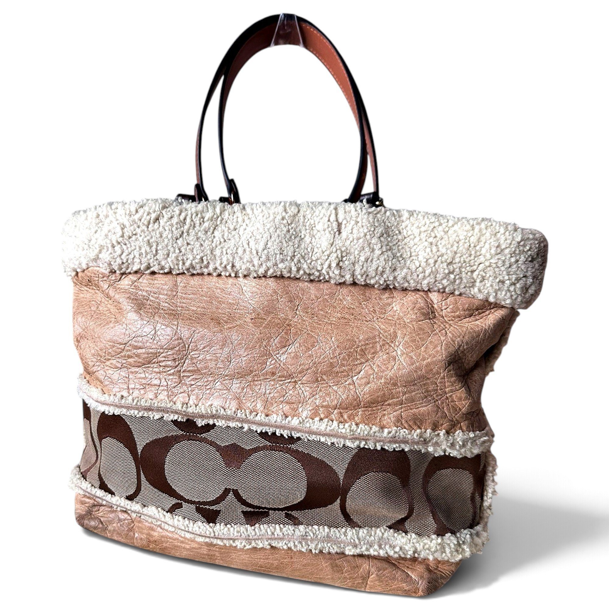 Leather tote