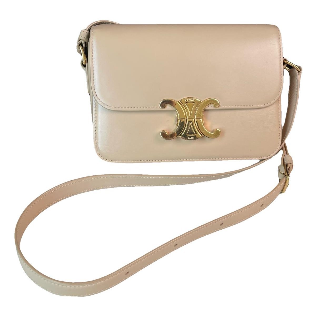 Triomphe leather handbag