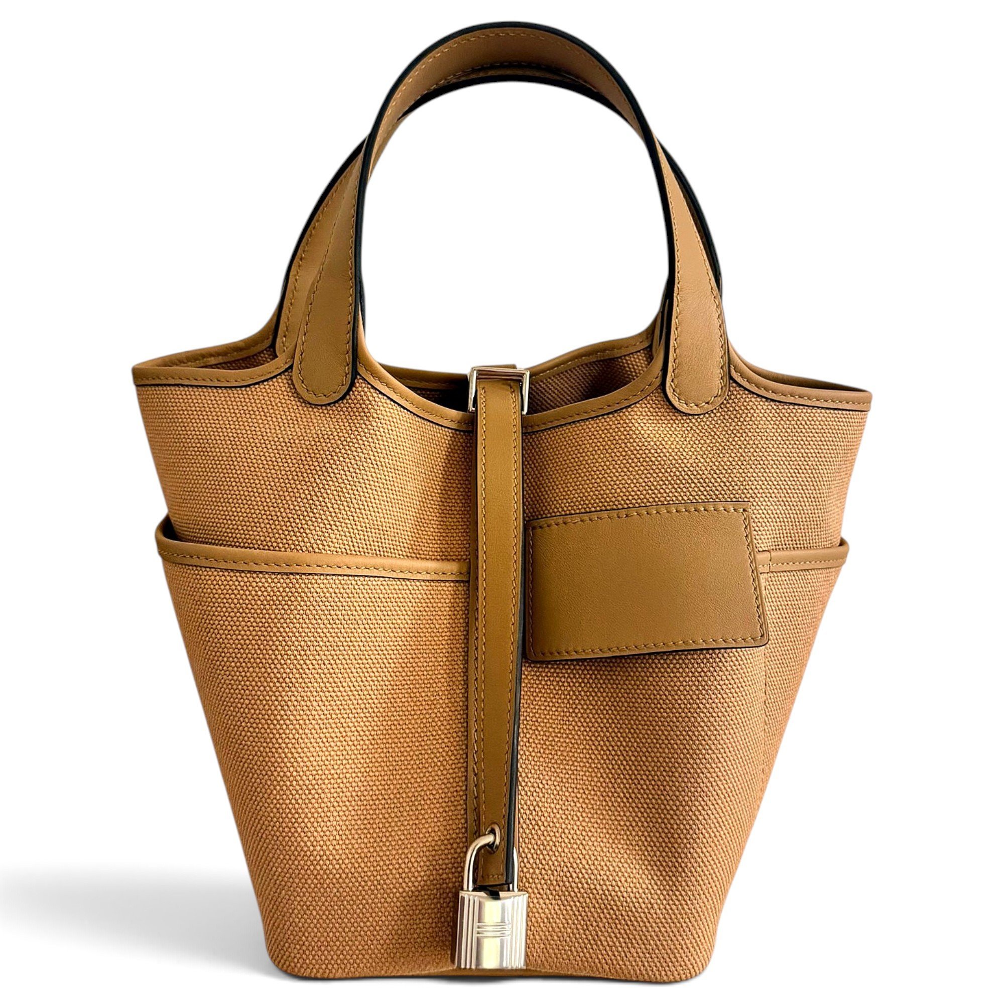 Picotin leather handbag