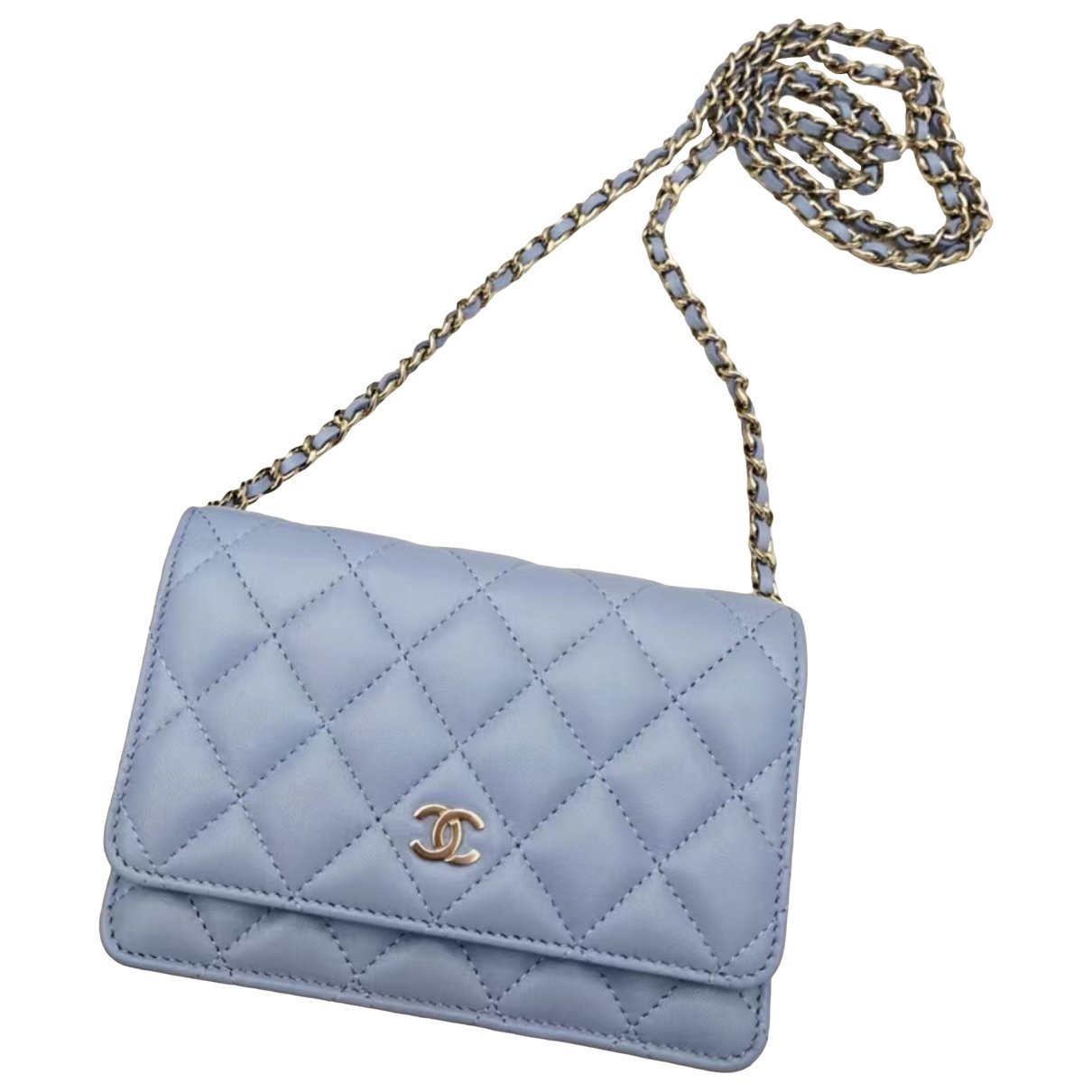 Wallet On Chain Timeless/Classique leather handbag