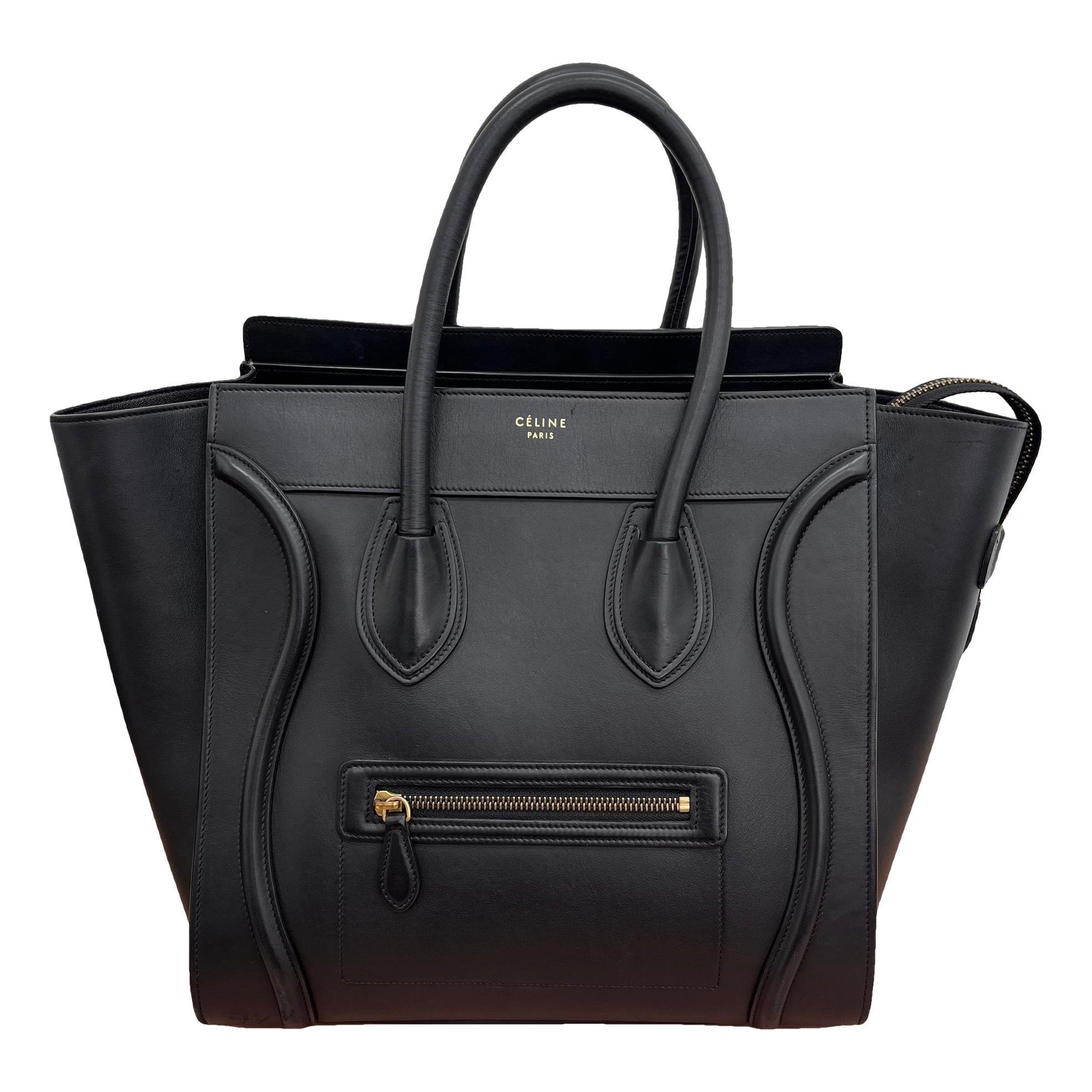 Luggage leather handbag